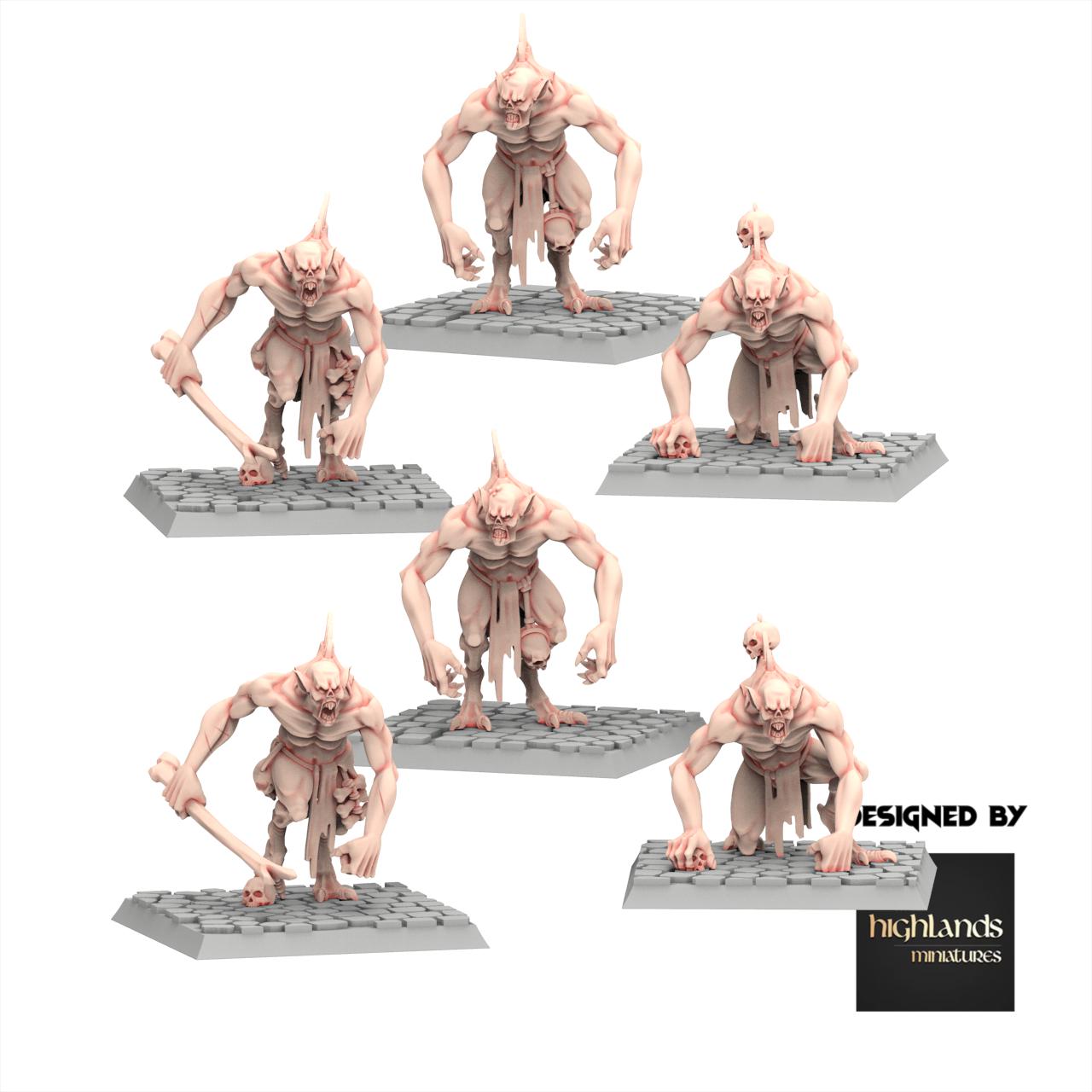 Undead - Crypt Ghouls - Transilvanya - Highlands Miniatures
