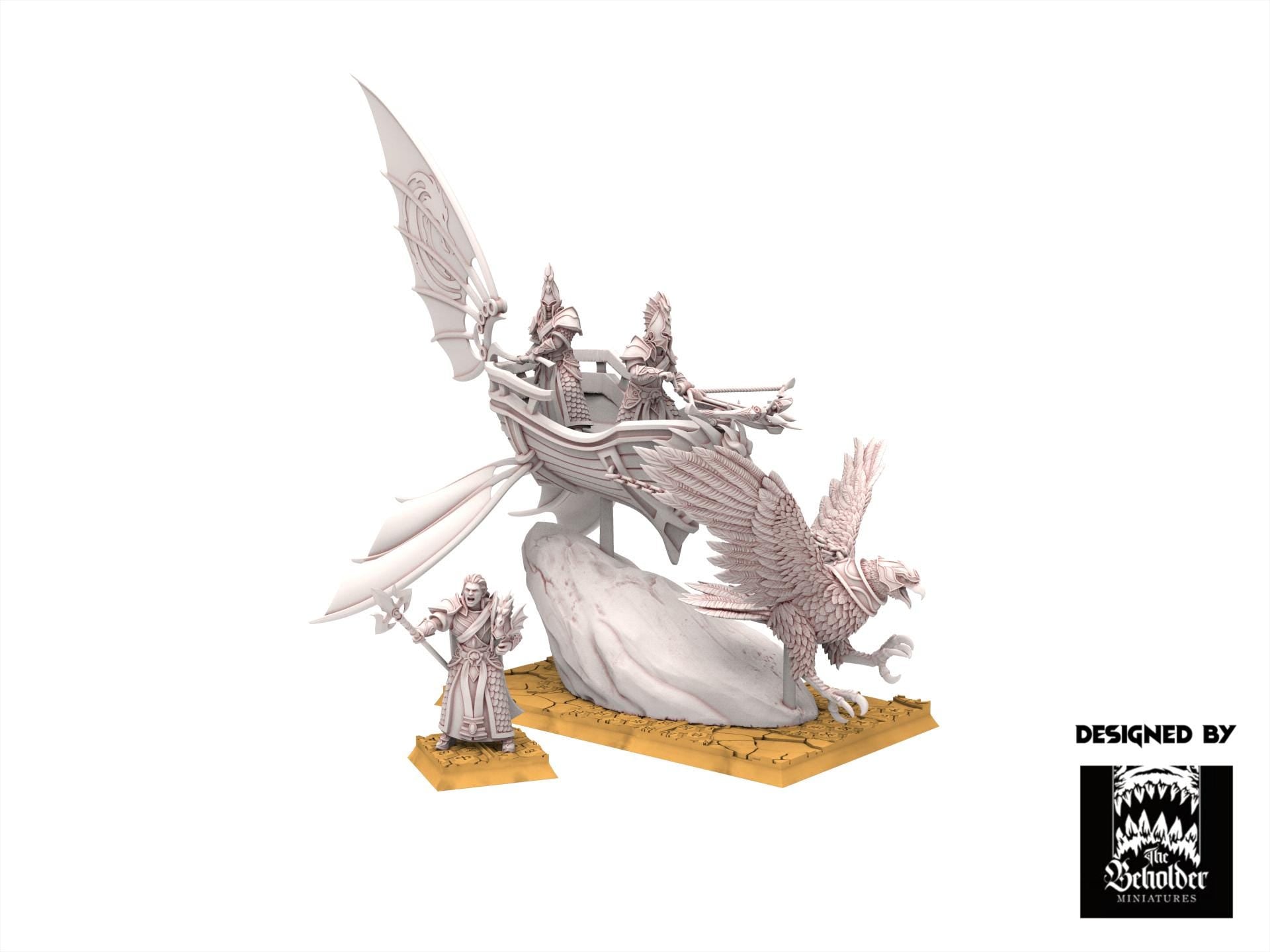 Hight Elves - Eagle Chariot - Silvermoor - The Beholder Miniatures