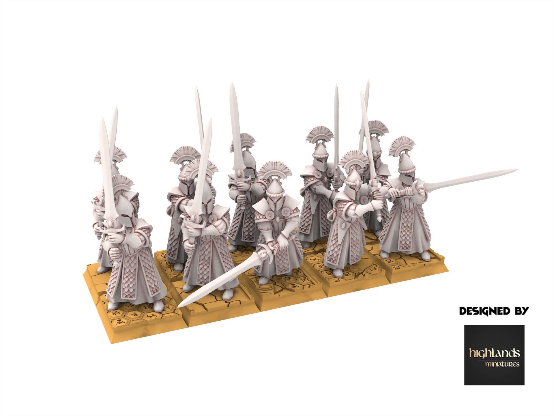Hight Elves - Sword of Messara - Aegean - Highlands Miniatures