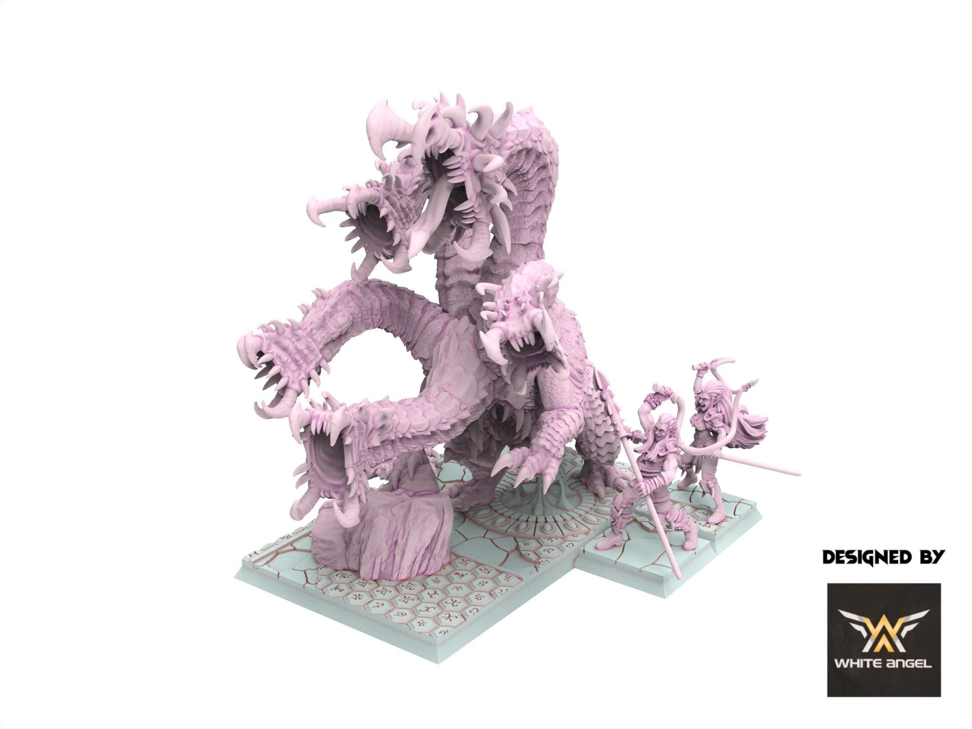 Dark Elves - Dark Sea Monster - Slaves of Darkness - White Angel Miniatures