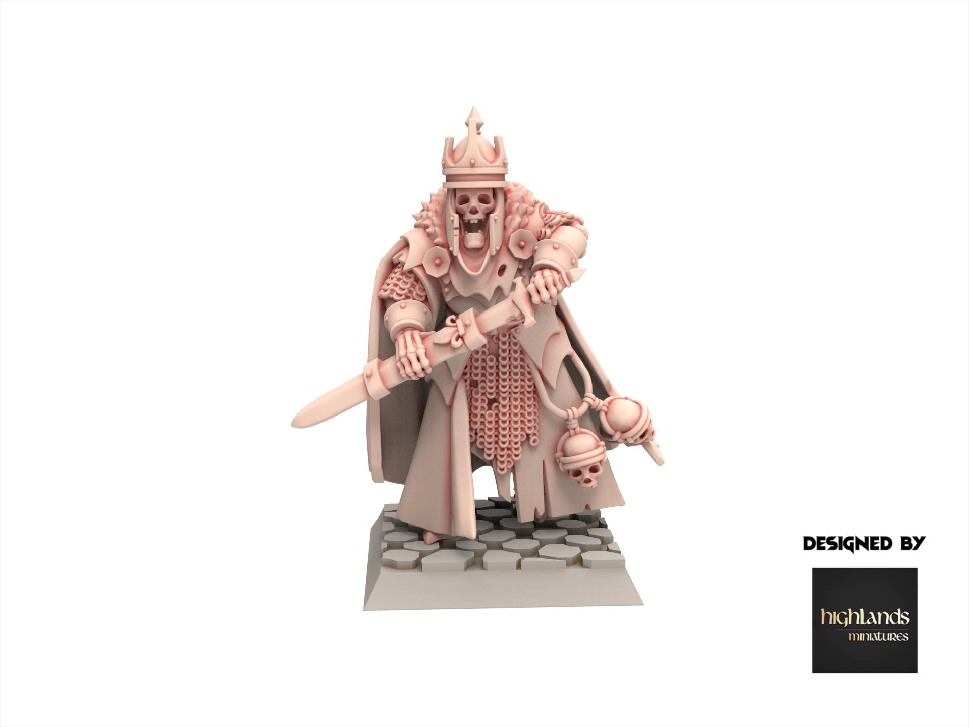 Undead - Skeletal lord - Transilvanya - Highlands Miniatures