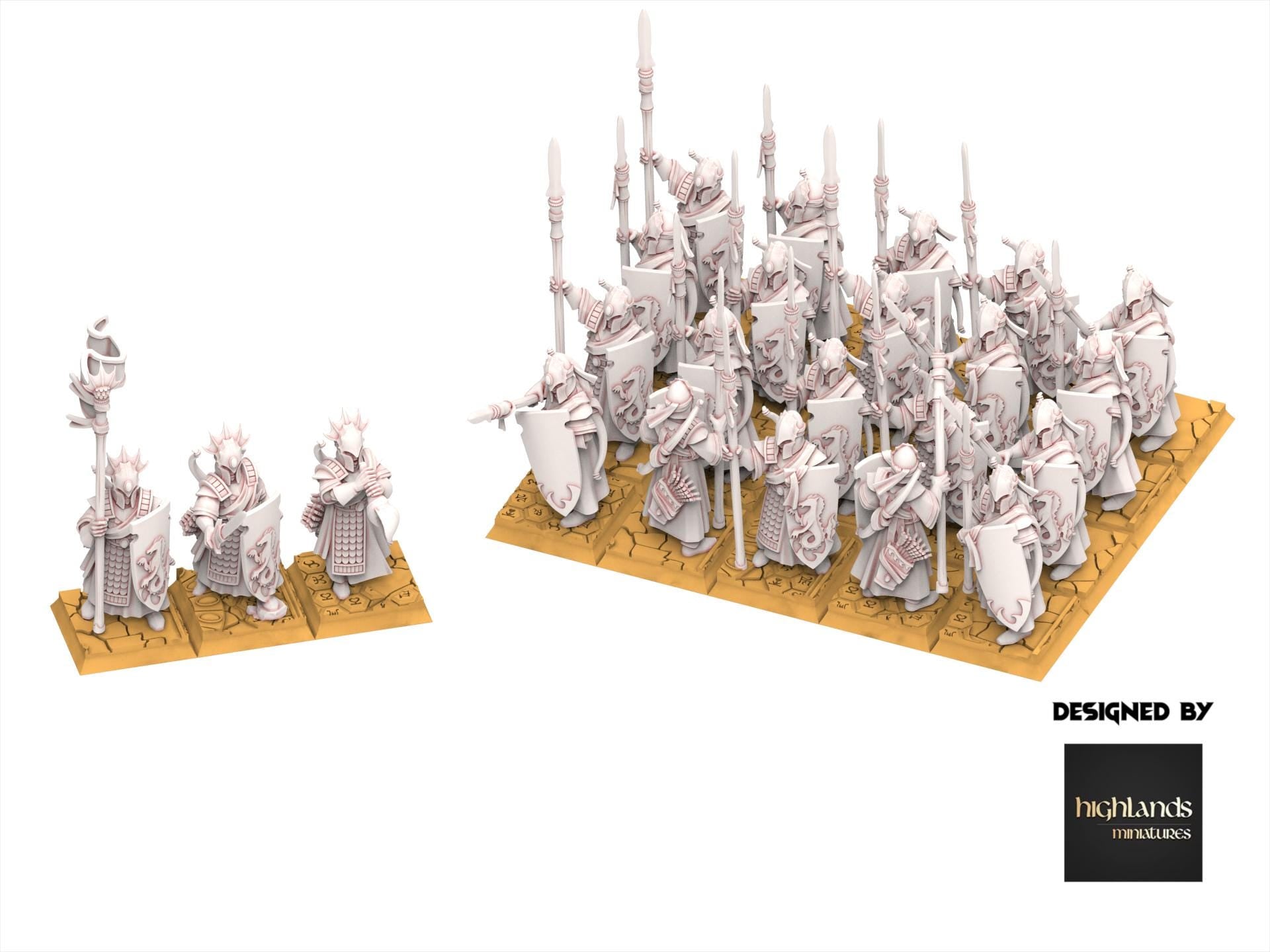 Hight Elves - Sea Guard - Aegean - Highlands Miniatures