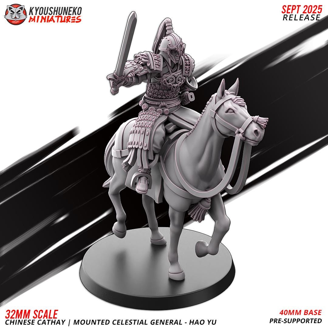 East Empire - Clestial Lord - Chinese Cathay - 28&32mm - Kyoushuneko Miniatures