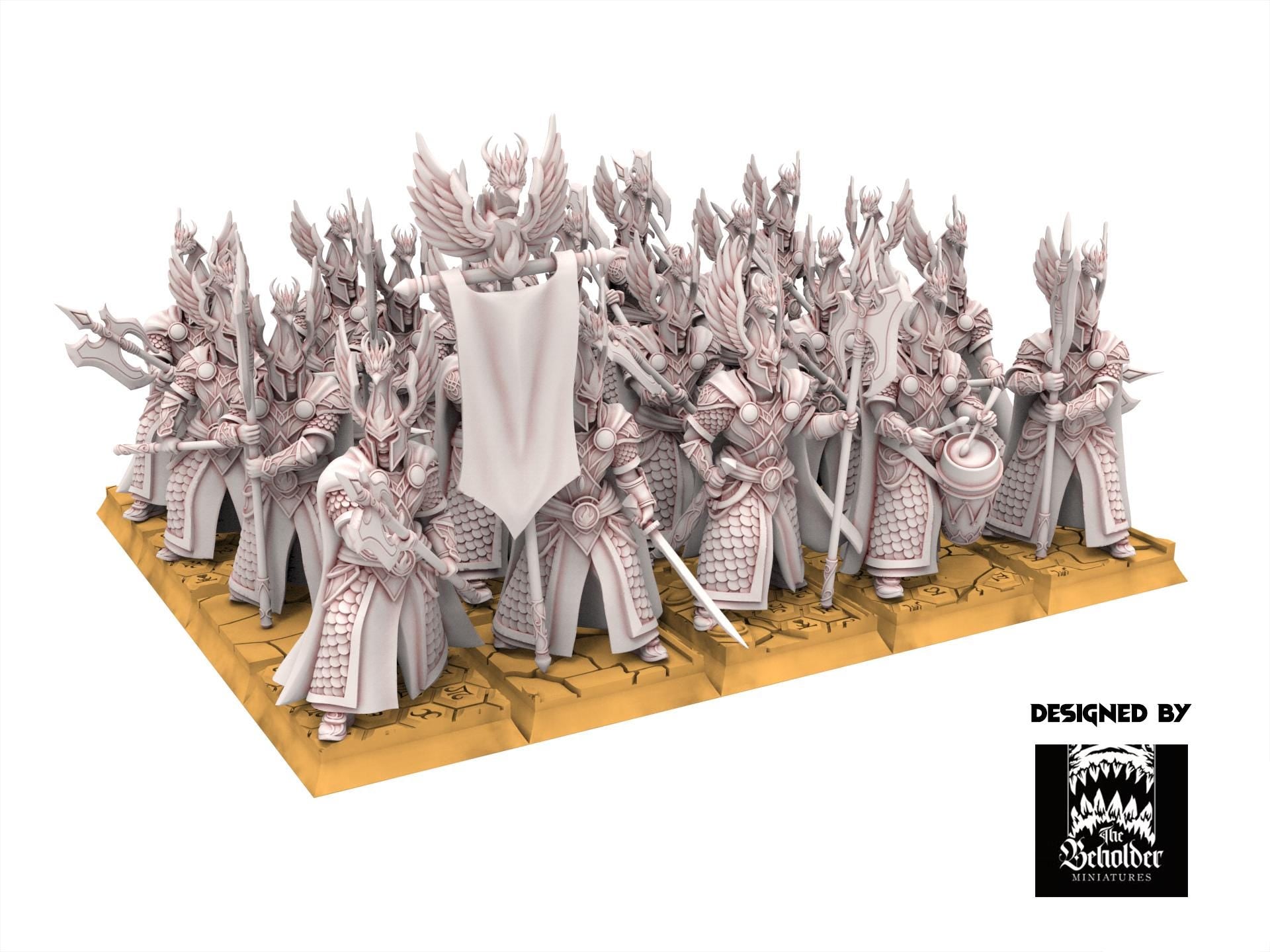 Hight Elves - Searing Bird Guardians - Silvermoor - The Beholder Miniatures