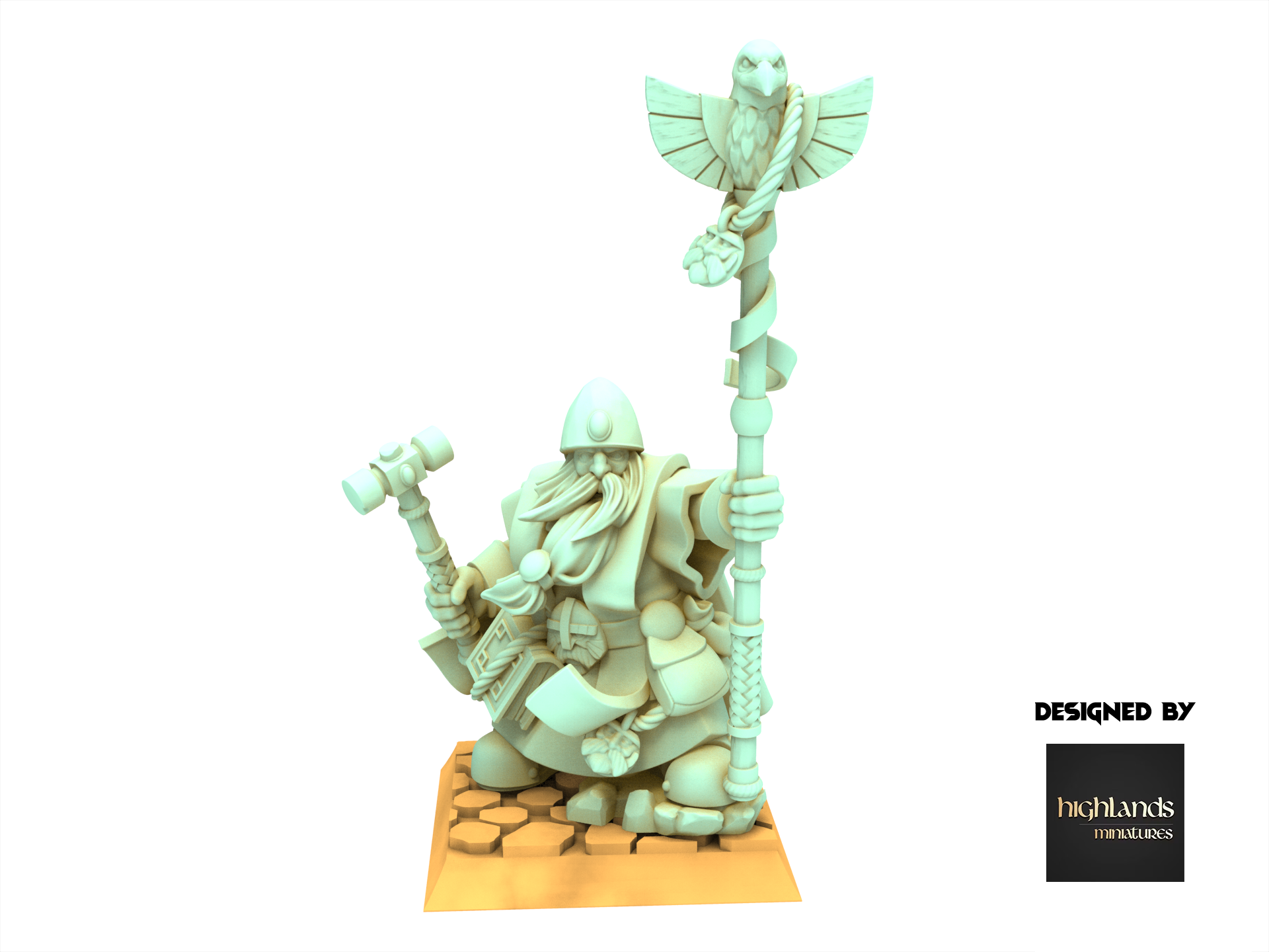 Dwarves - Rune Priests - Sons of Ymir - Highlands miniatures