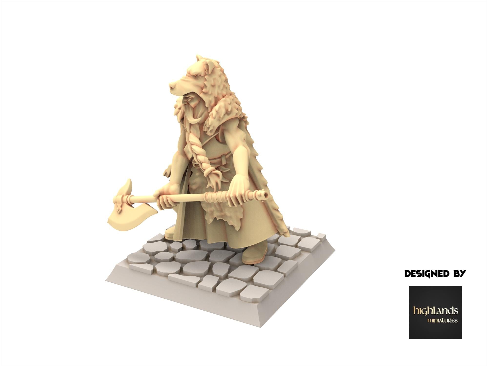 Imperial Fantasy - Mergenheim druid - Sunland - Highlands Miniatures