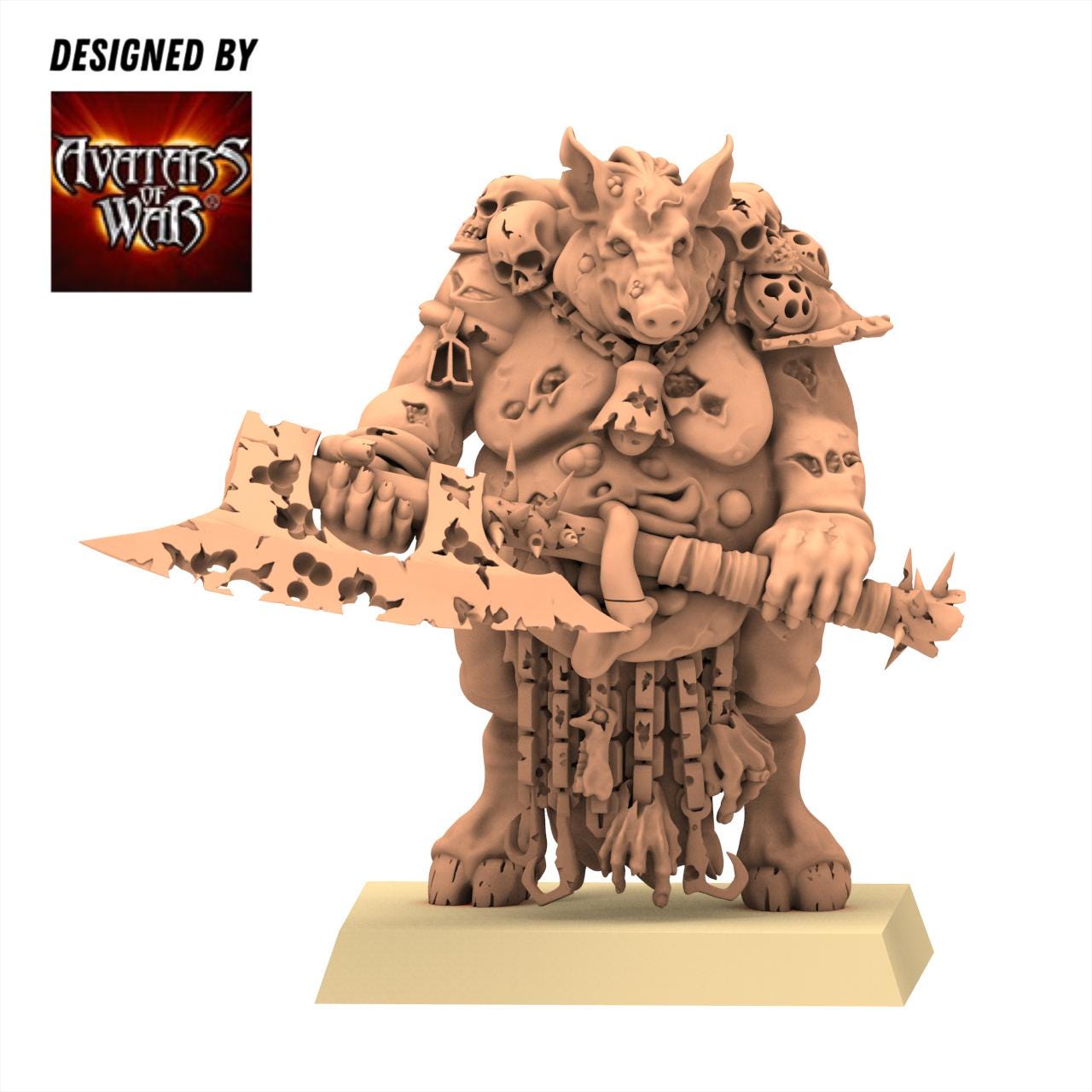 Beastmen - Lord of Pestilence - 28&32mm scale - Avatar of War