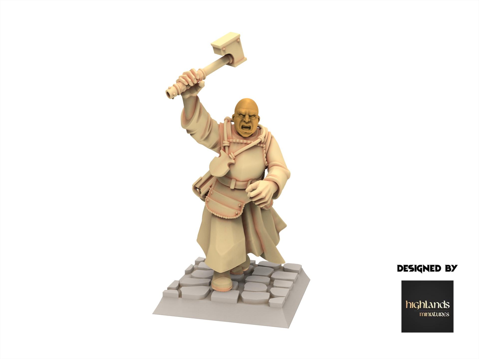 Imperial Fantasy - Battle Priest - Sunland - Highlands Miniatures