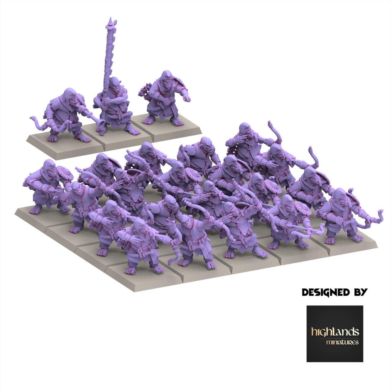 Chaos Dwarves - Hobgoblin Archer - Sons of Marduk - Highlands Miniatures