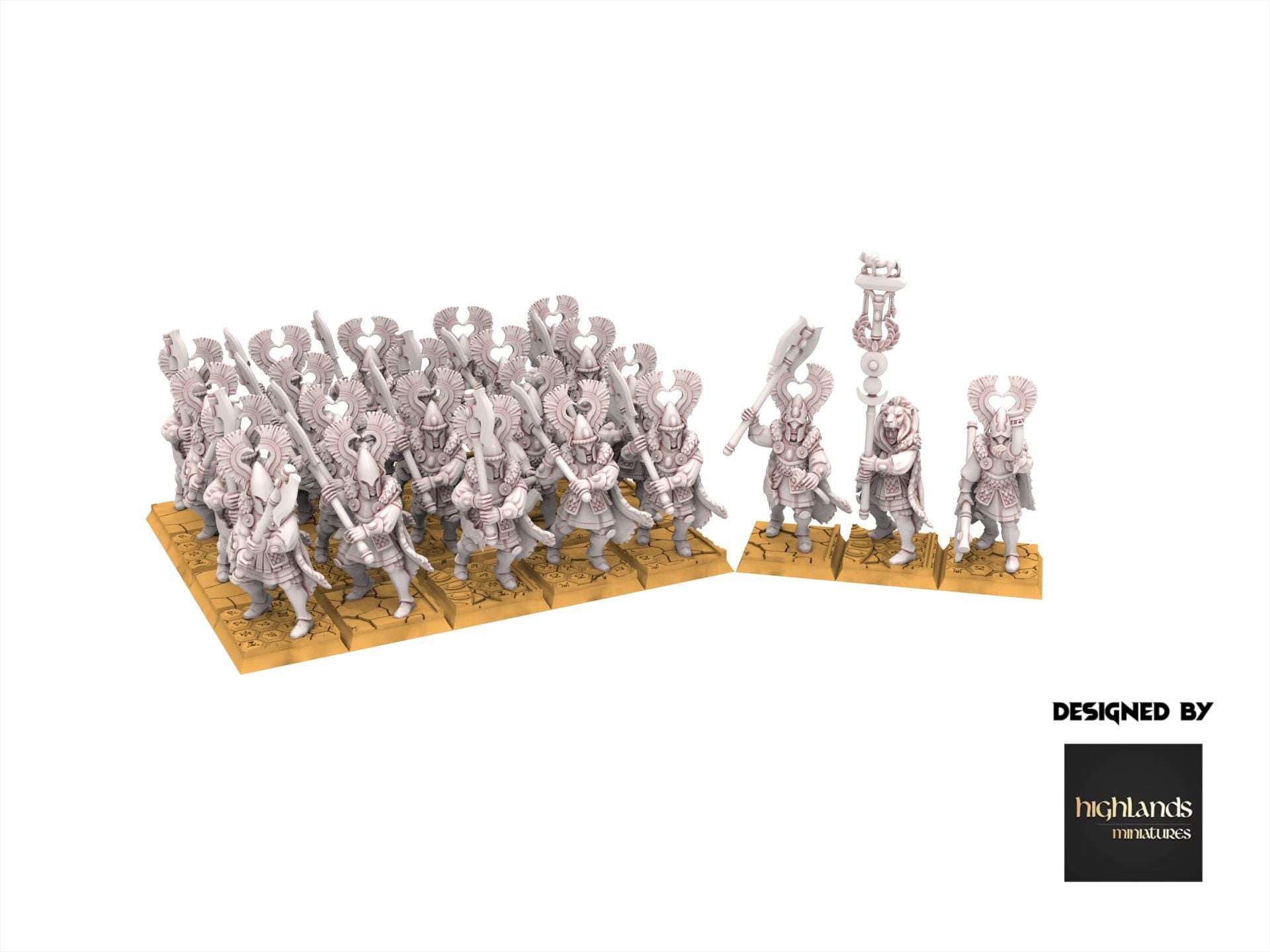 Hight Elves - Nemean Lions - Aegean - Highlands Miniatures