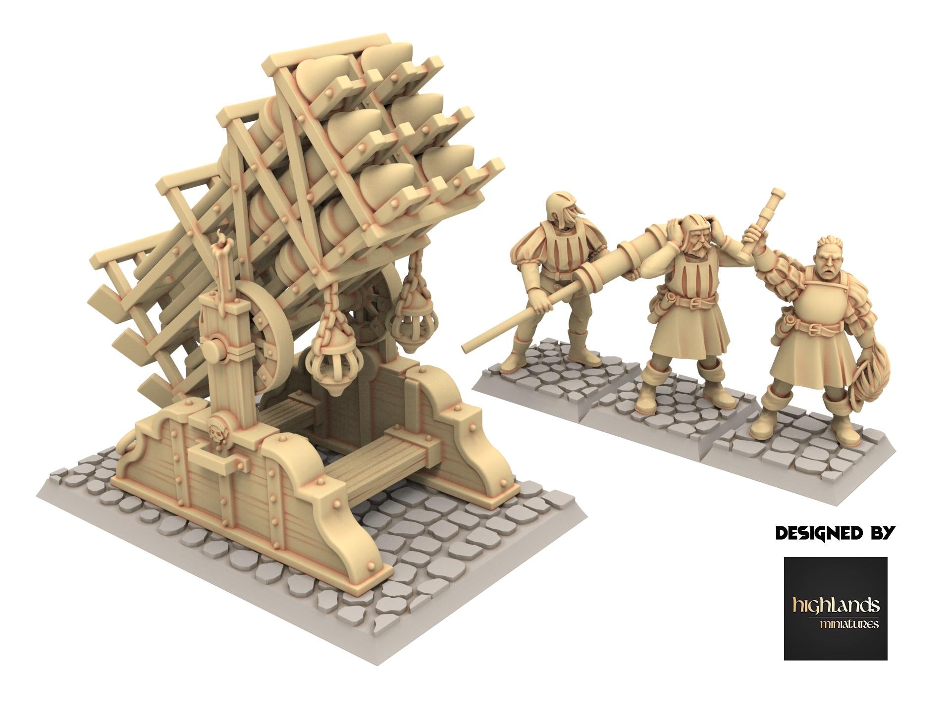 Imperial Fantasy - Rocket Launcher, Imperial artillery - Sunland - Highlands Miniatures