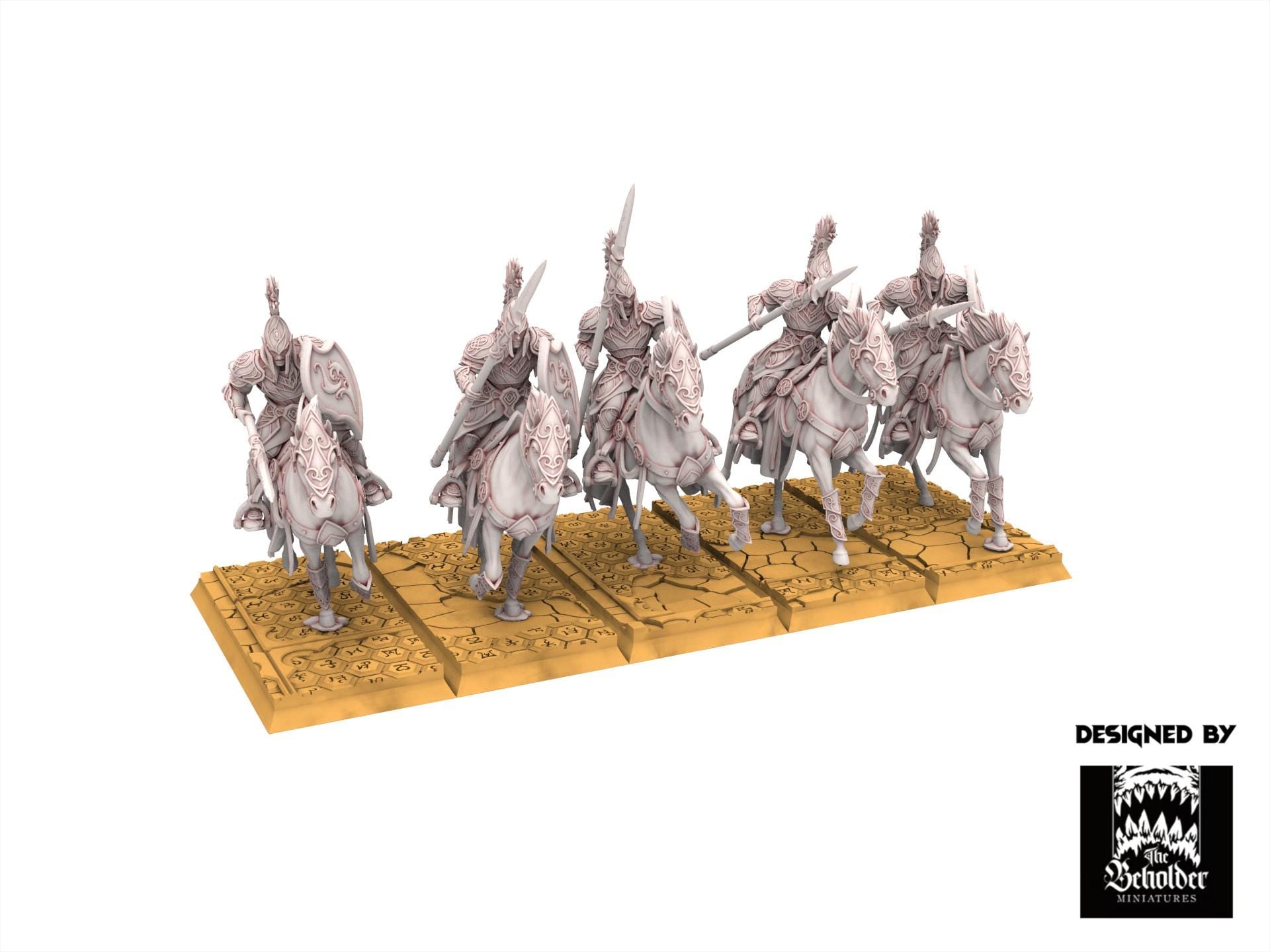 Hight Elves - Light Cavalry - Silvermoor - The Beholder Miniatures