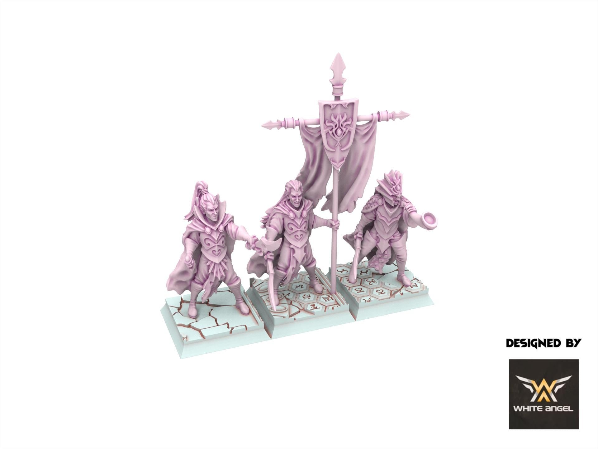 Dark Elves - Black Sea Corsairs - Slaves of Darkness - White Angel Miniatures