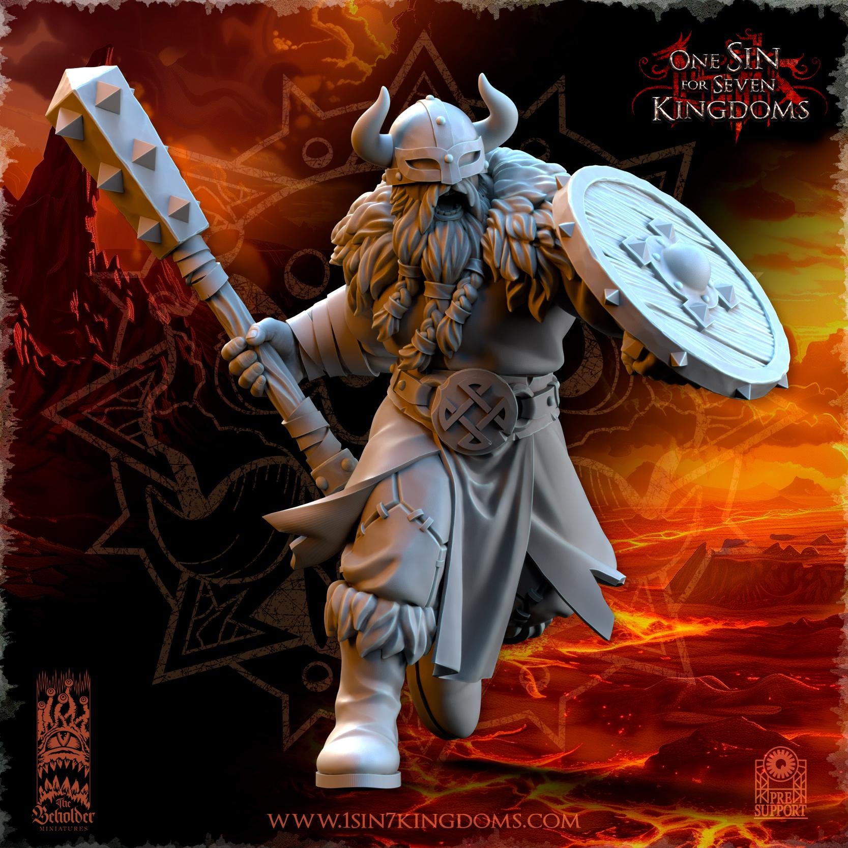 Fantasy Chaos - Northern Reavers - Realms of Mayhem - Beholder Miniature