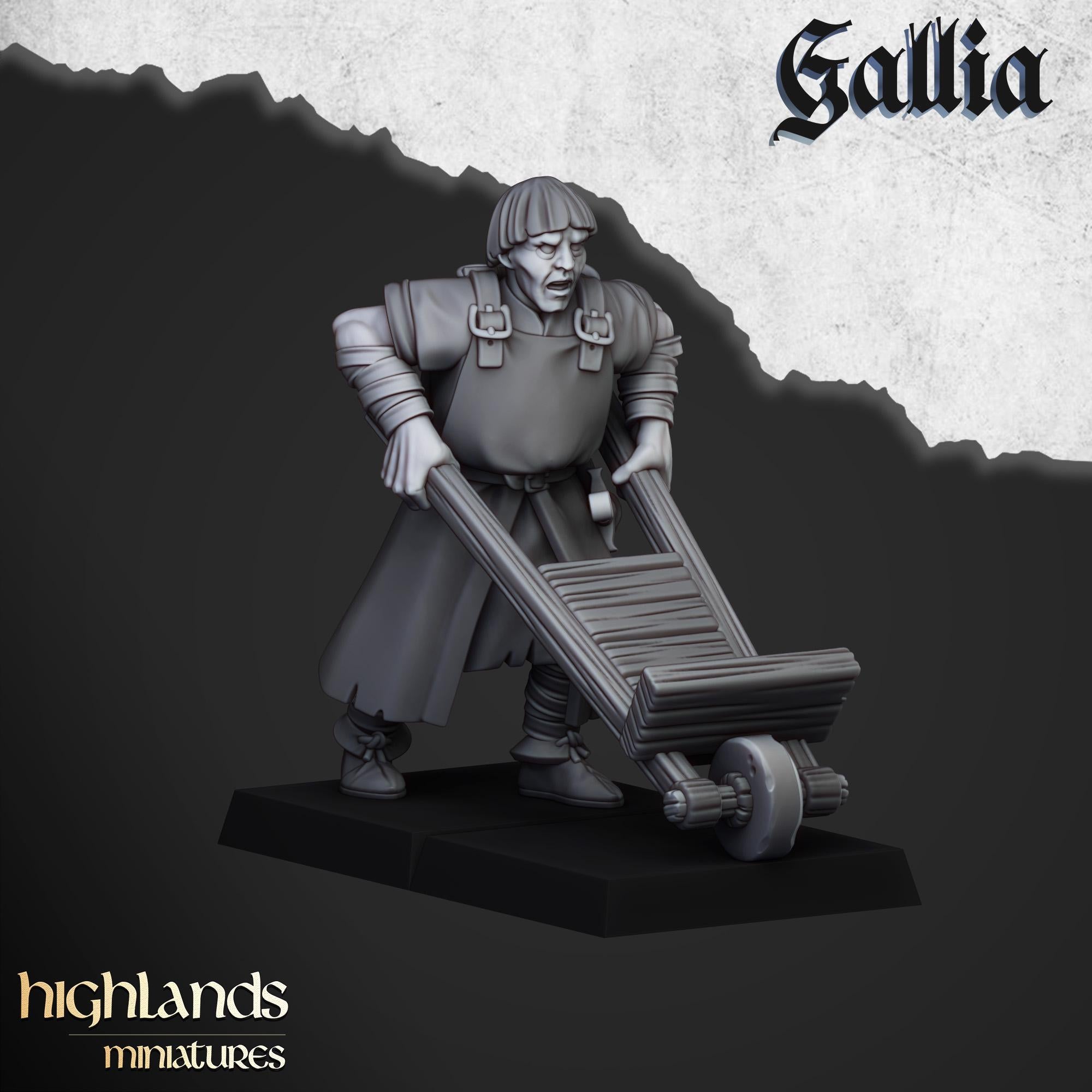 Arthurian Knights - Trebuchet - Gallia - Highlands Miniatures