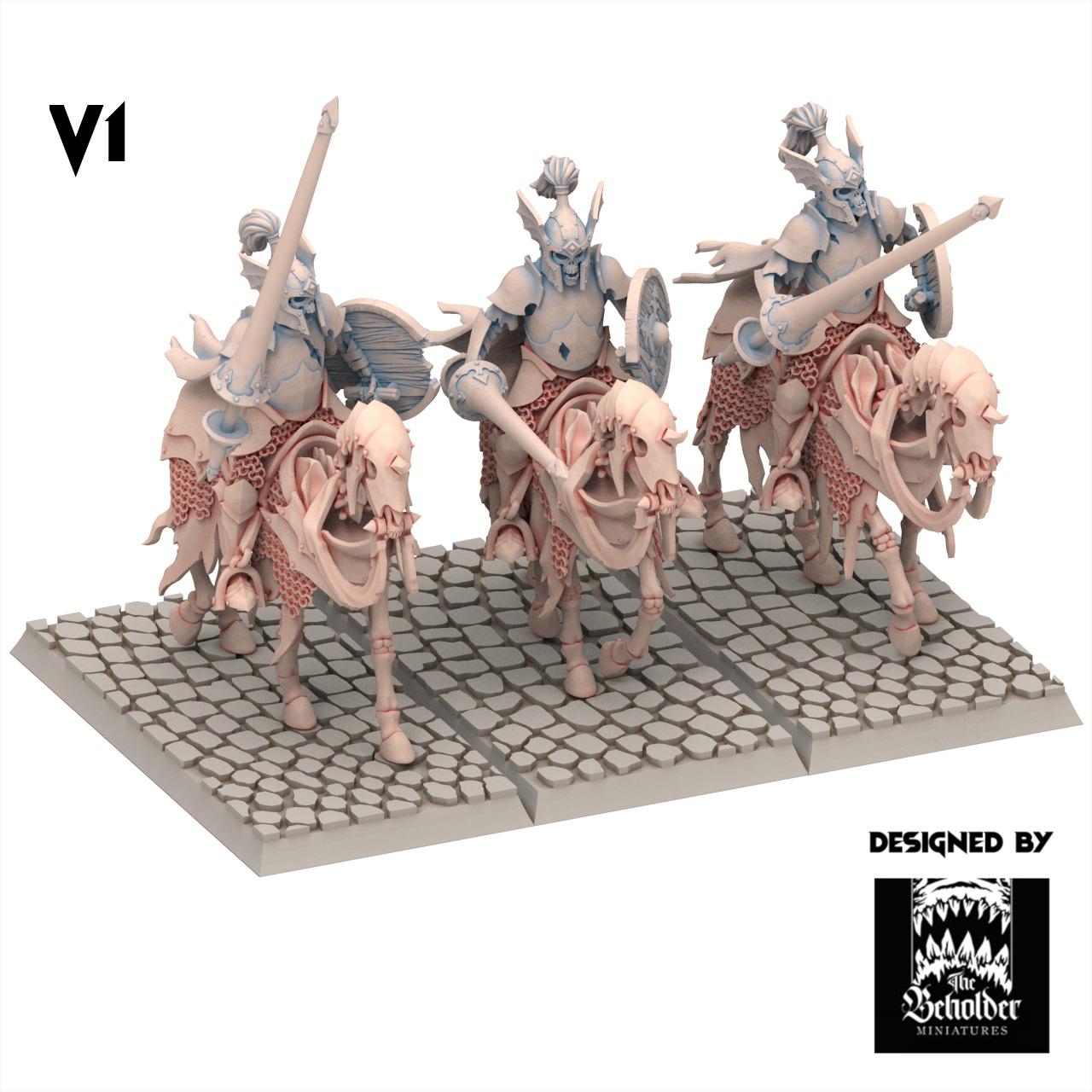 Undead 32/28mm - Grave Knights - Undying Legions - The Beholder Miniatures