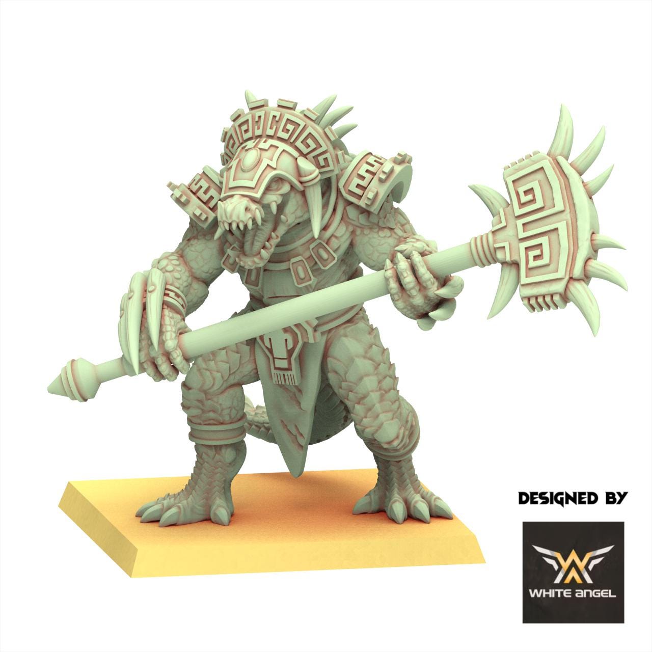 Lizardmen 28/32mm - Crocogators - White Angel Miniatures