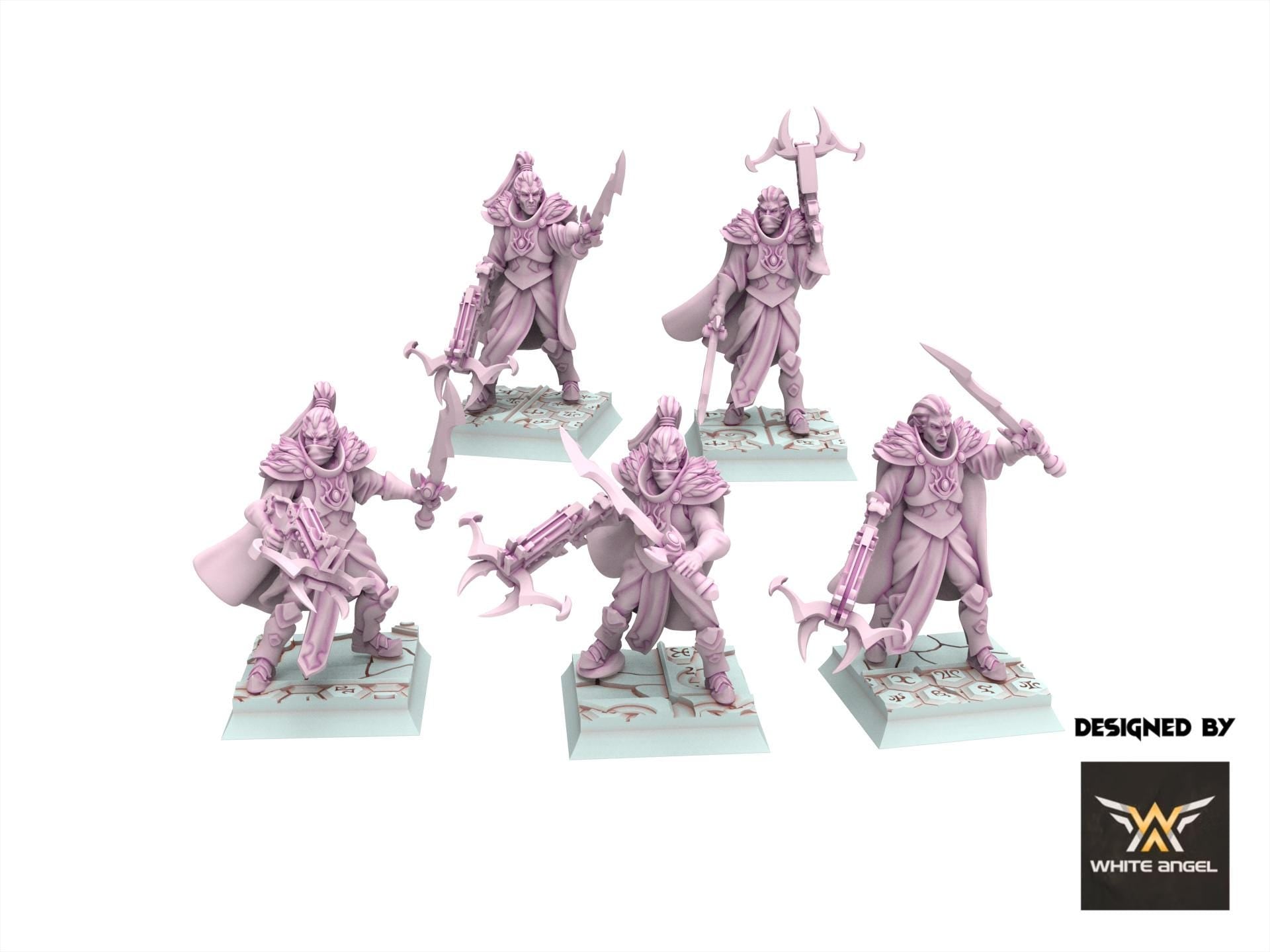 Dark Elves - x5 Shadows - Slaves of Darkness - White Angel Miniatures