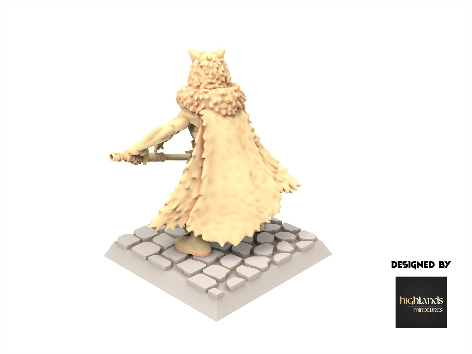Imperial Fantasy - Mergenheim druid - Sunland - Highlands Miniatures