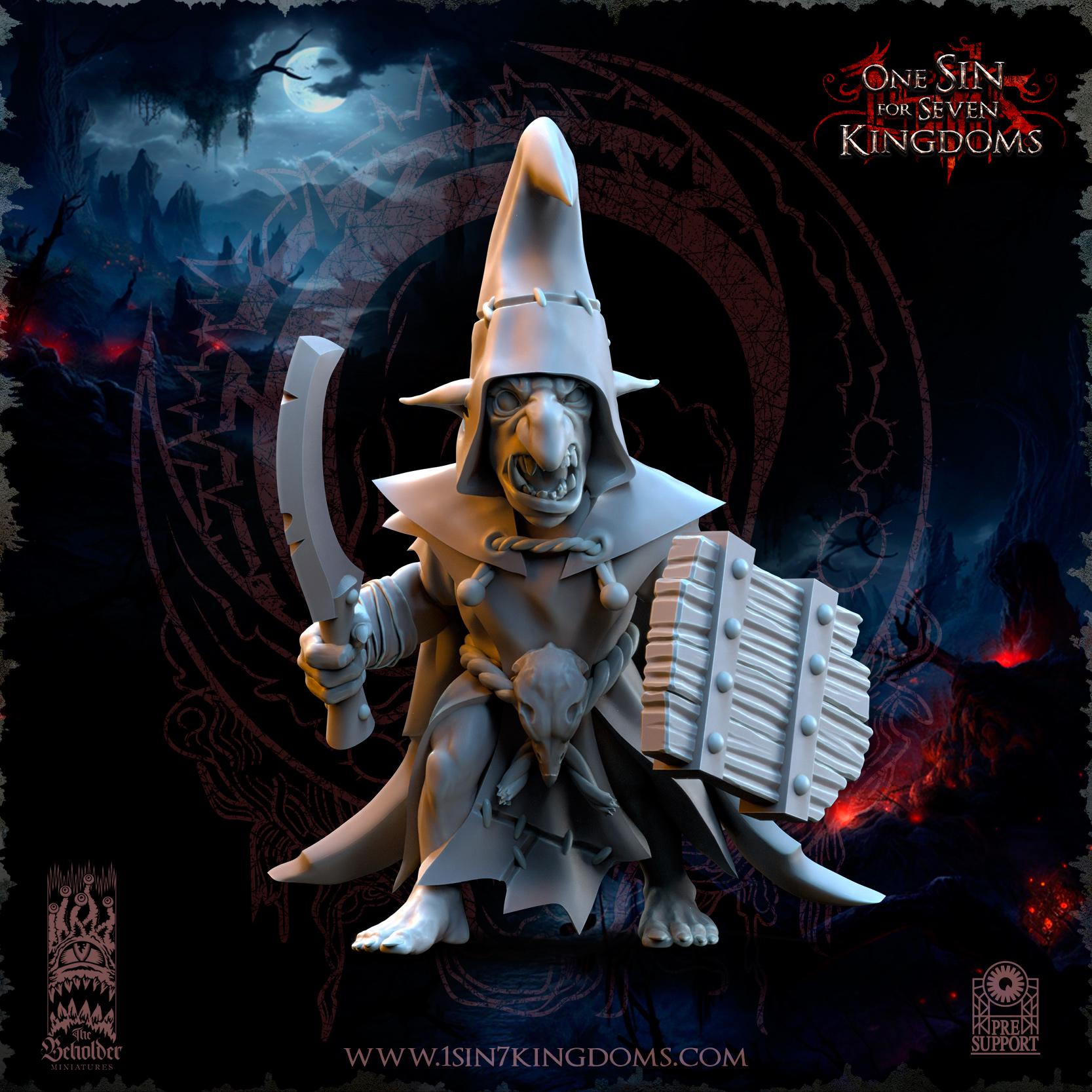 Orc & Goblin - Goblins Warriors - The Black horde - The Beholder Miniatures