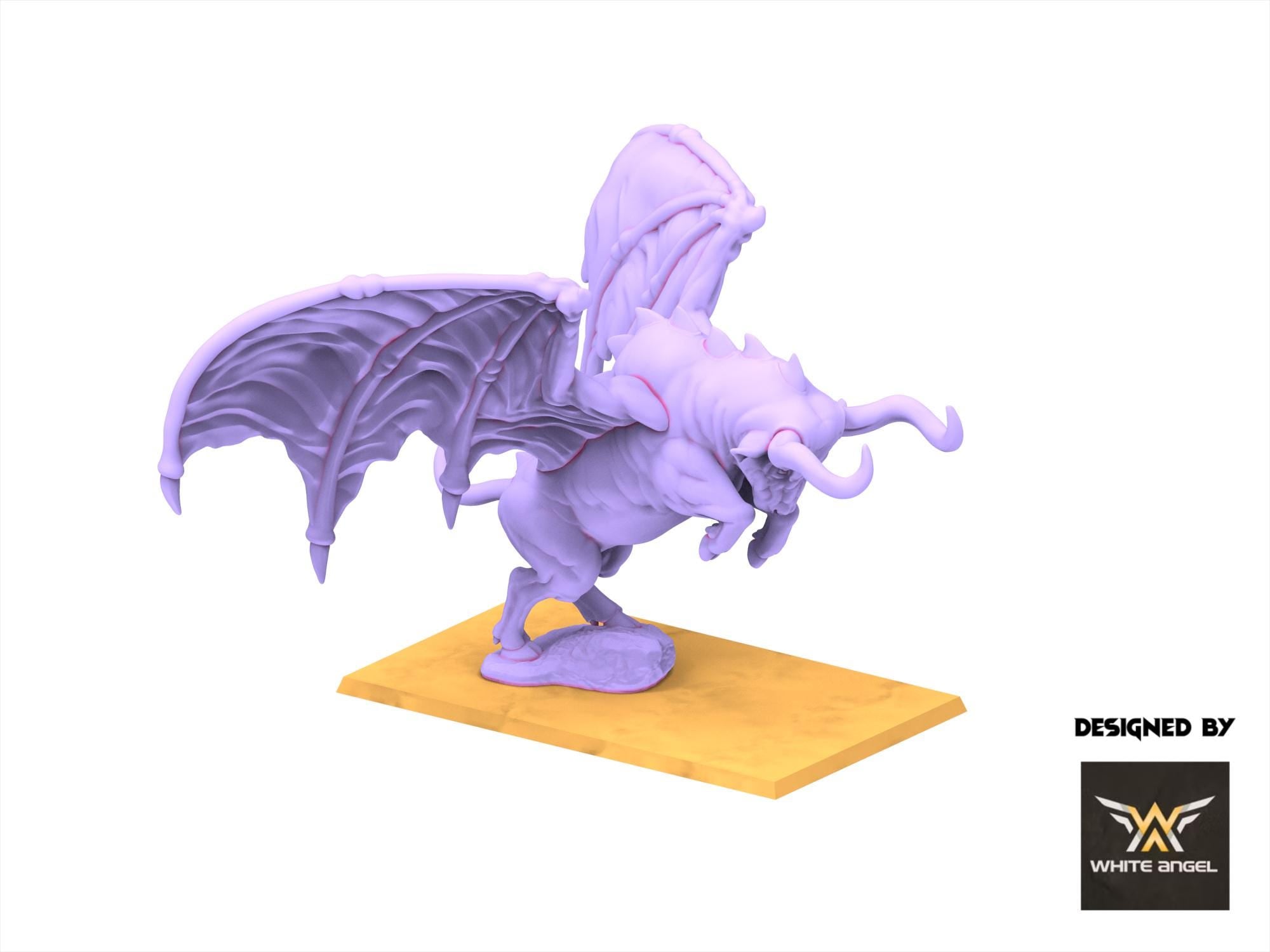 Chaos Dwarves - Infernal Bull - Infernal Dwarves - White Angel Miniatures
