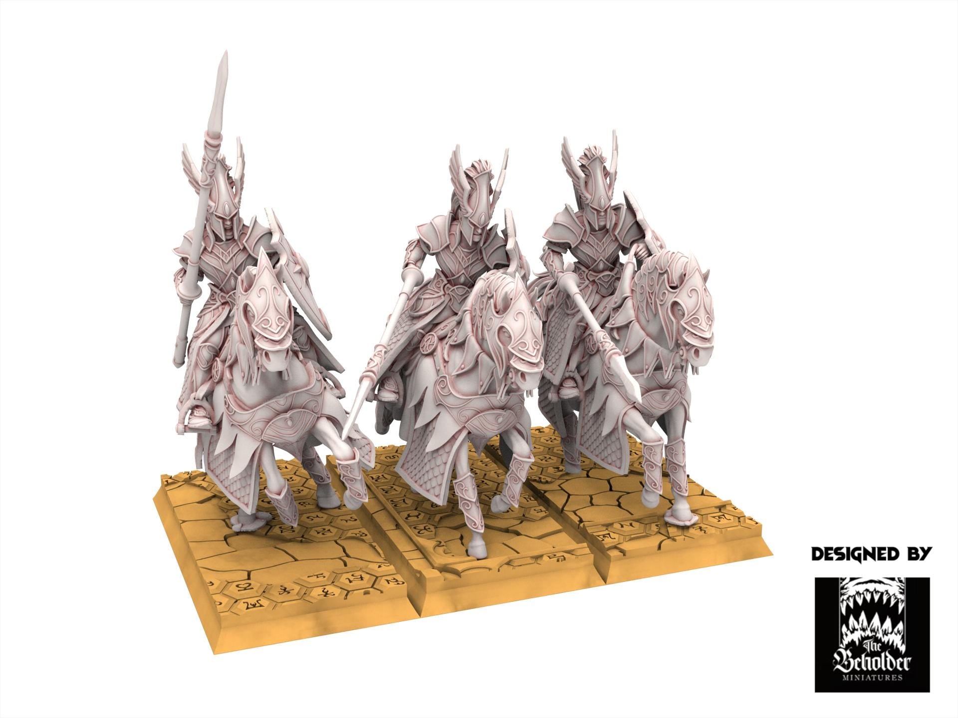 Hight Elves - Knights of Ashur - Silvermoor - The Beholder Miniatures