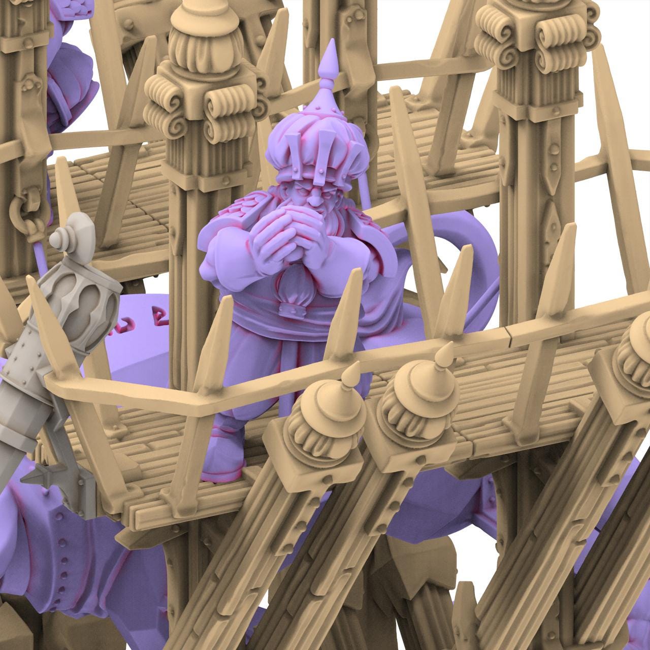 Chaos Dwarves - Blazing Icon of Marduk - Sons of Marduk - Highlands Miniatures
