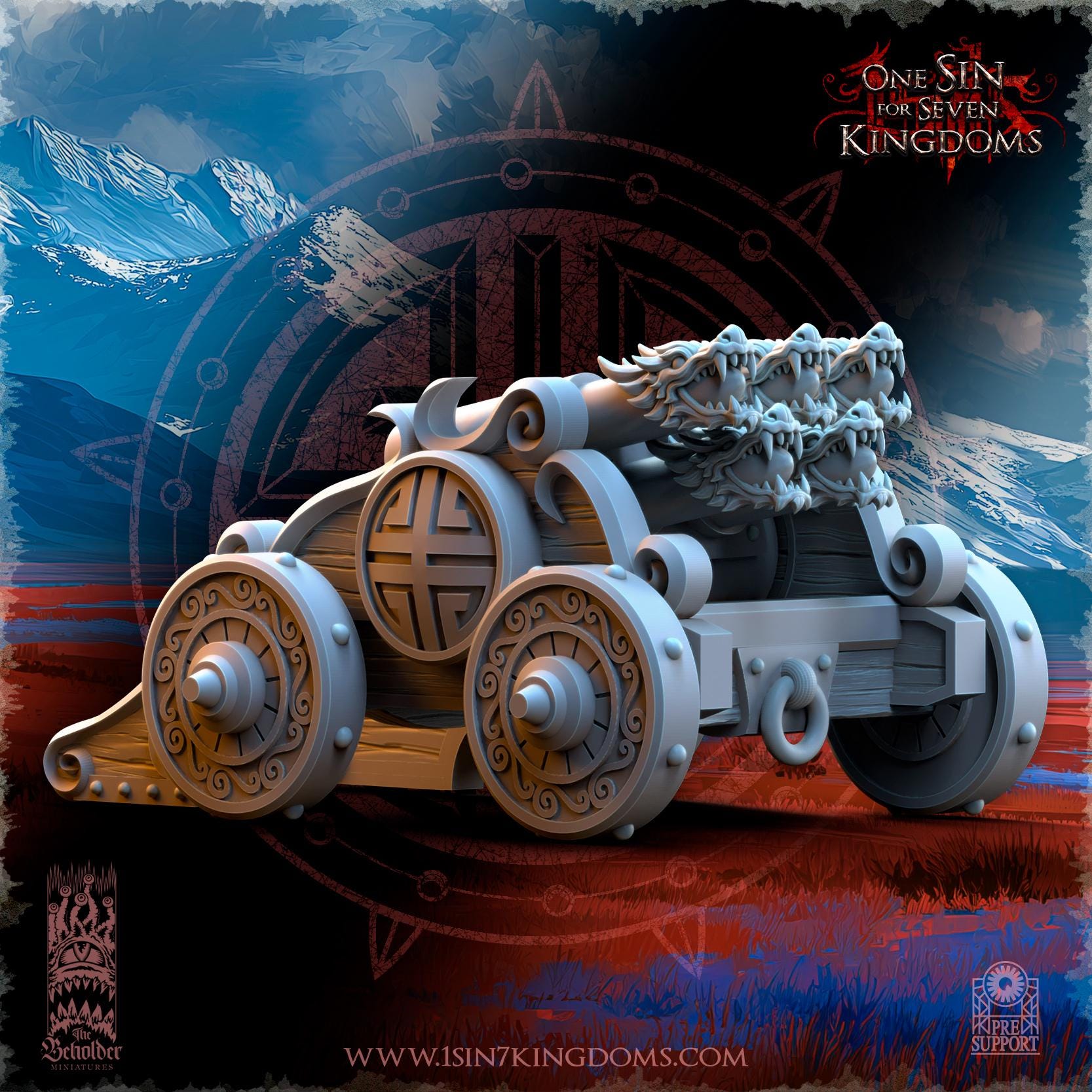 East Empire - Rocket Battery - Astarii Dynasty - The Beholder Miniatures