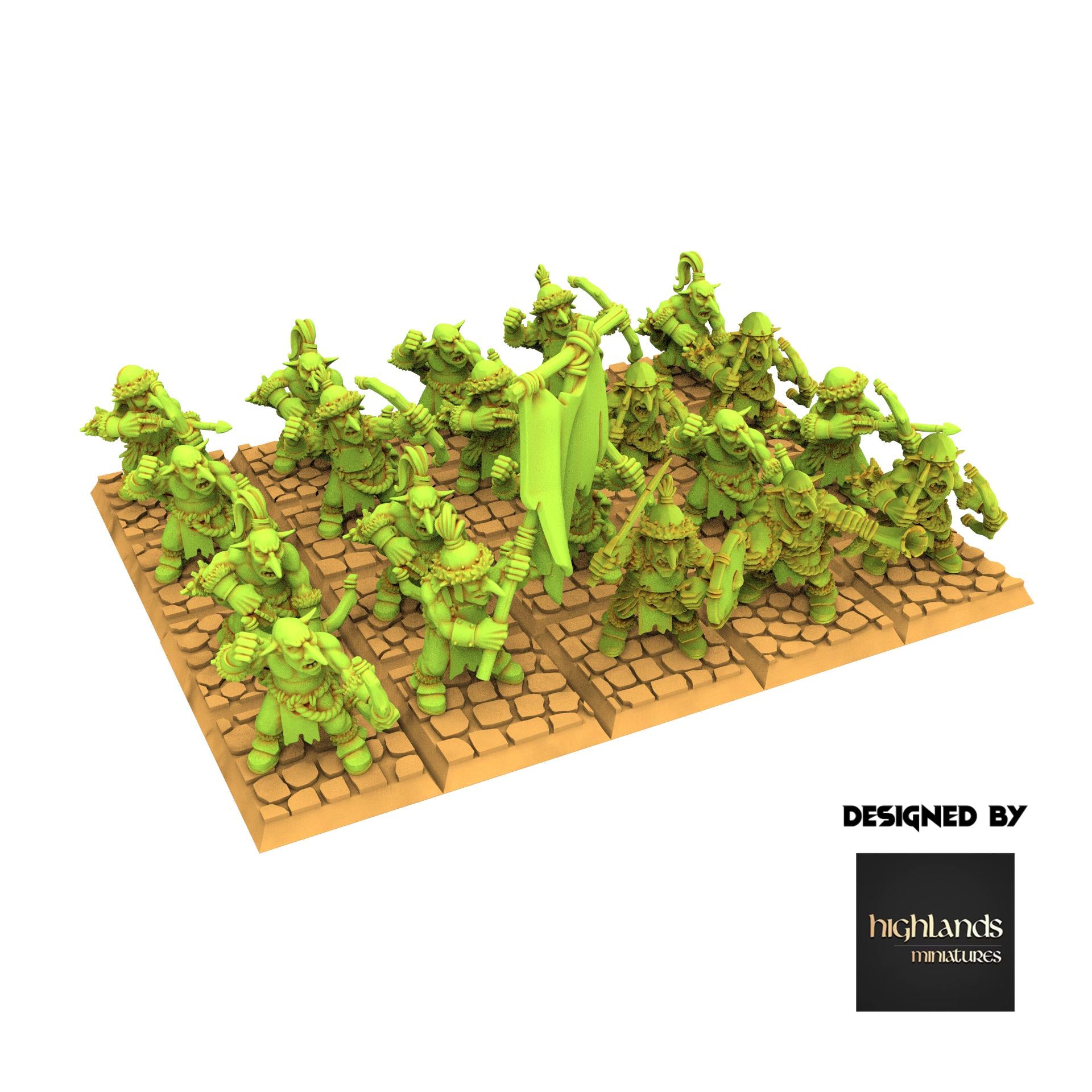 Orc & Goblin - Archer - Steppe Goblin - Highlands Miniature