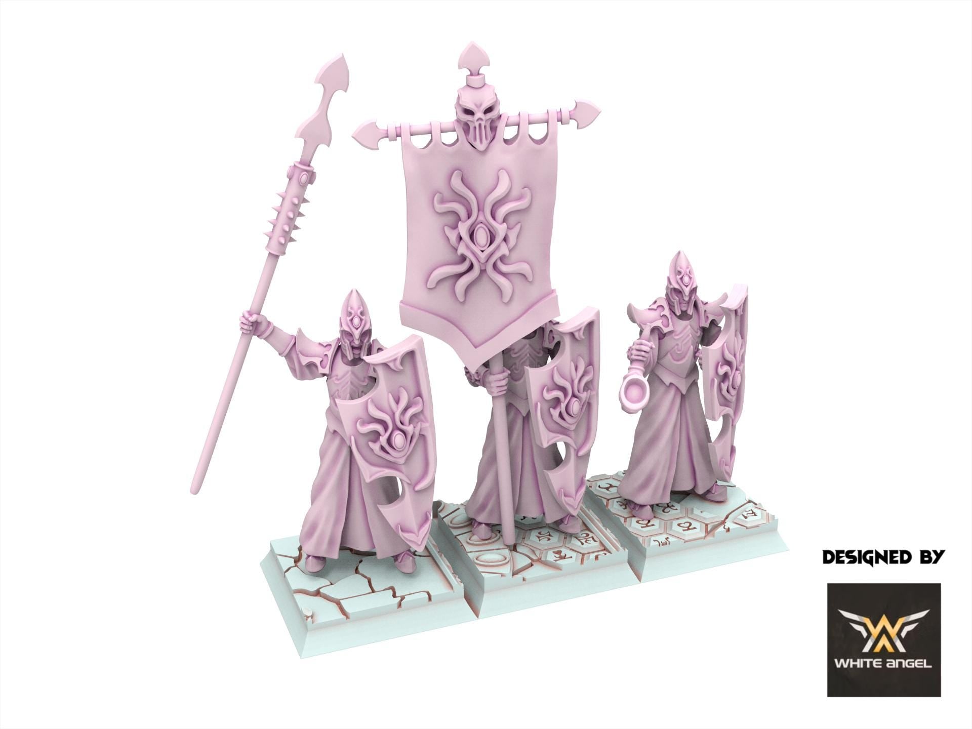 Dark Elves - Harpoon Guards - Slaves of Darkness - White Angel Miniatures