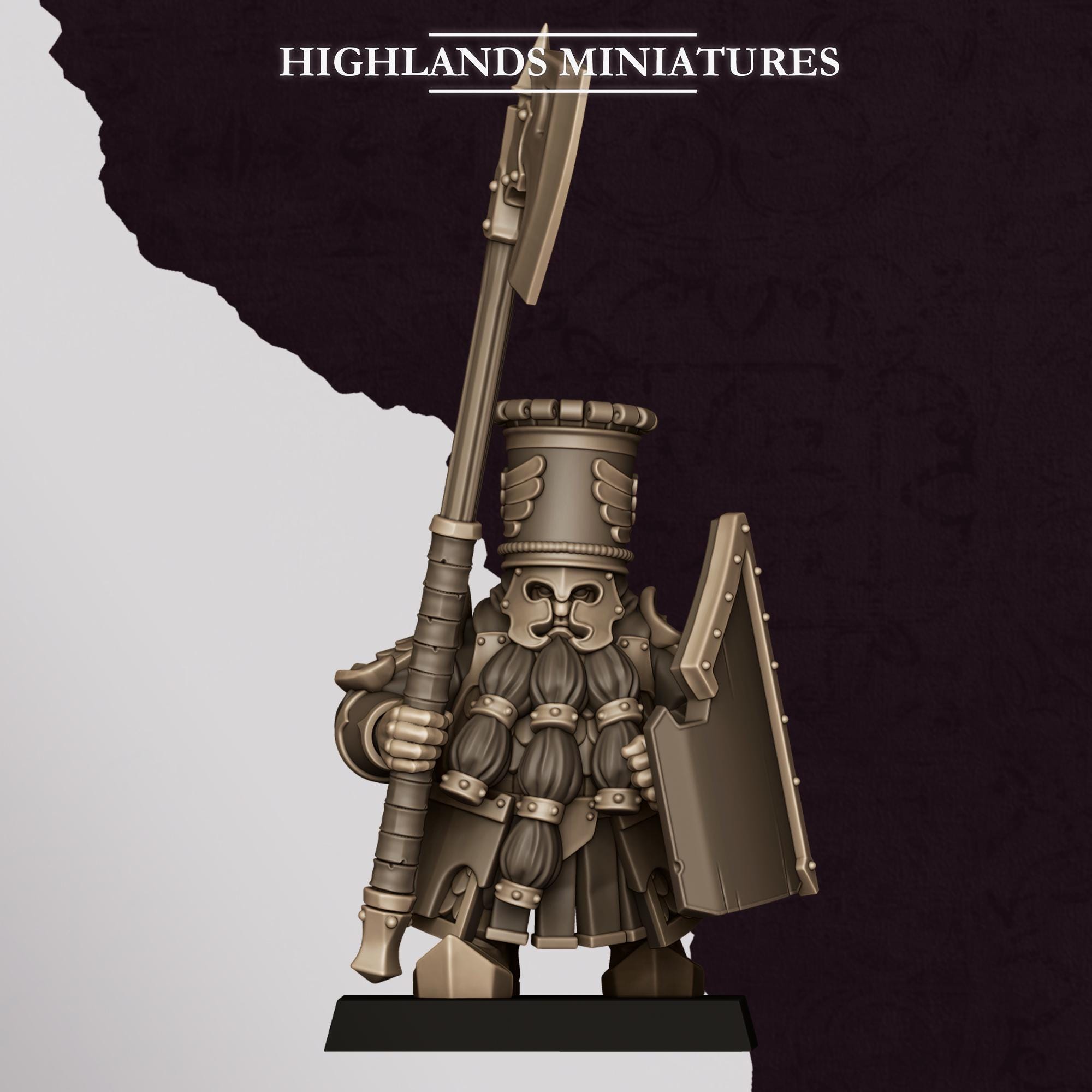 Chaos Dwarves - Heavy Guard - Sons of Marduk - Highlands Miniatures