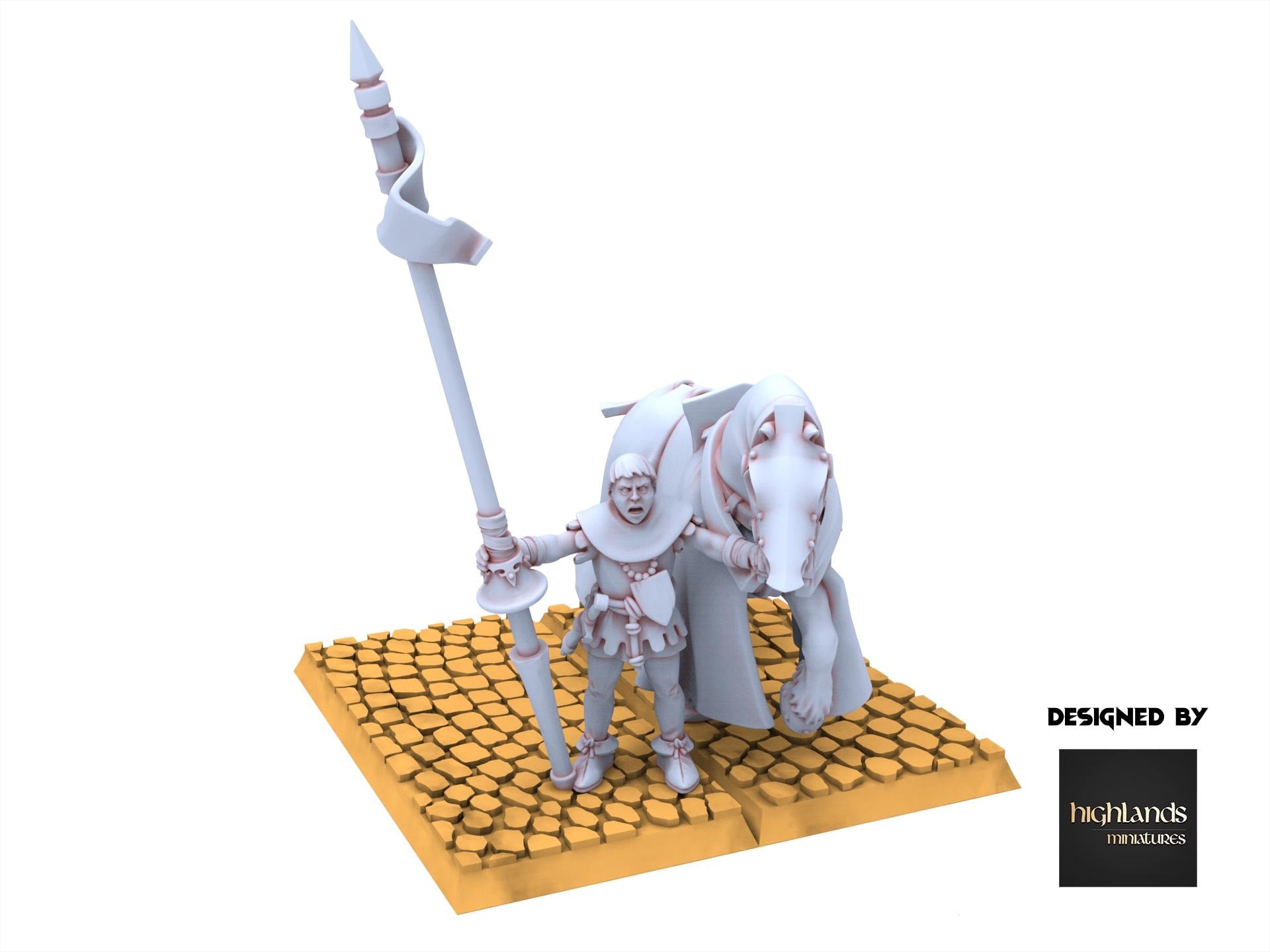 Arthurian Knights - Praying Knight - Gallia - Highlands Miniatures