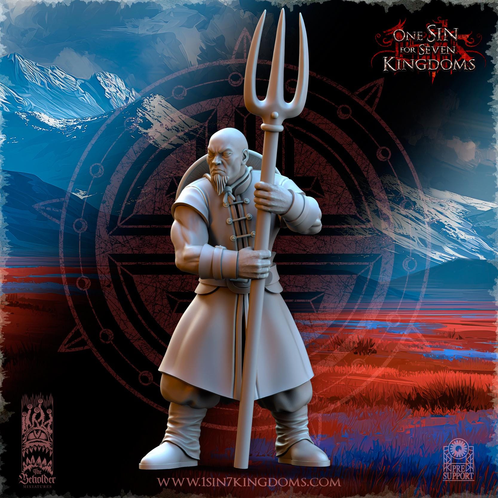East Empire - Peasant Militia - Astarii Dynasty - 28&32mm - The Beholder Miniatures