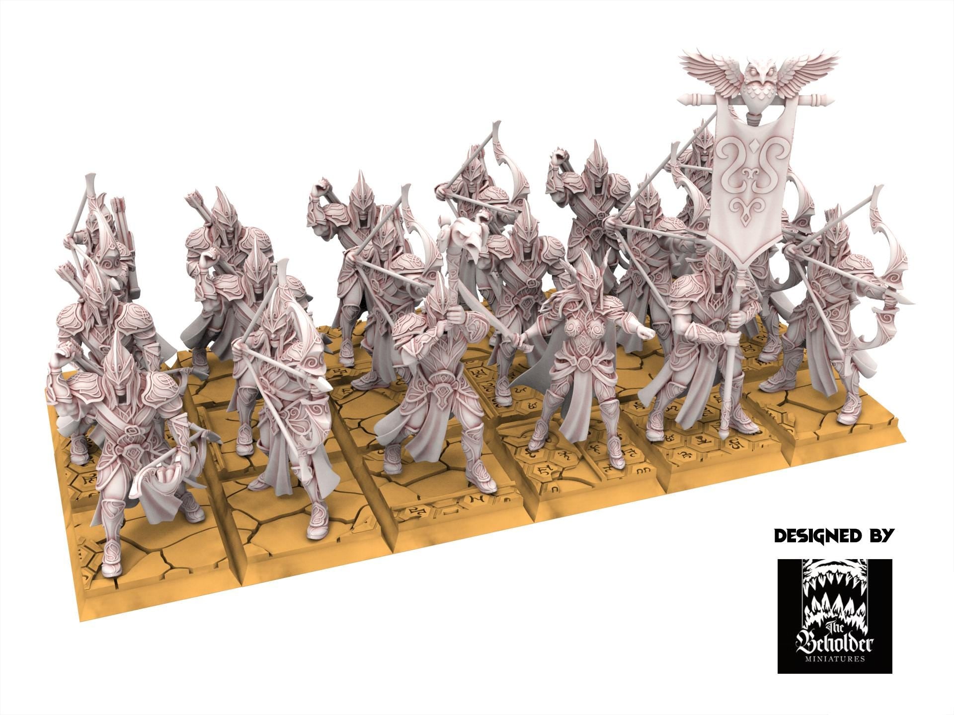 Hight Elves - Archers - Silvermoor - The Beholder Miniatures