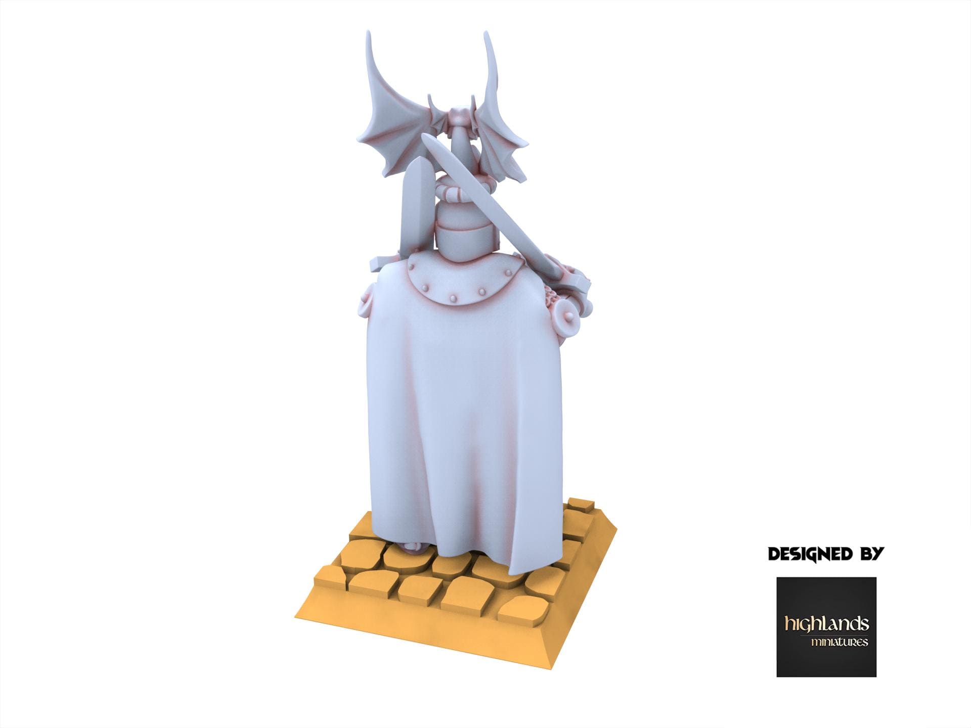 Arthurian Knights - Duke on Foot - Gallia - Highlands Miniatures