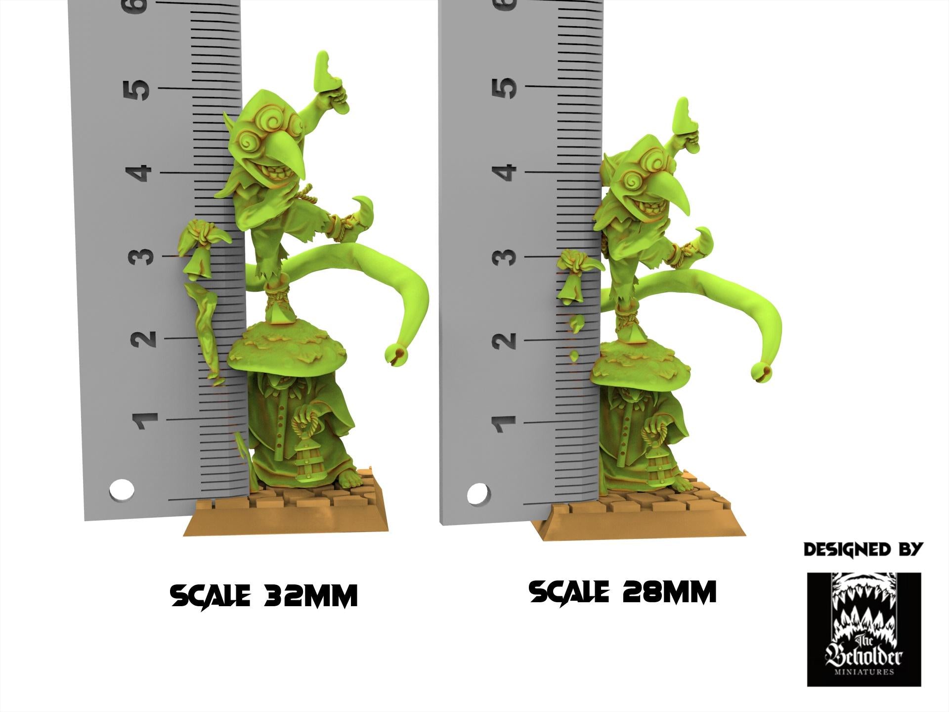 Orc & Goblin - Mushroom Eaters - The Black horde - The Beholder Miniatures
