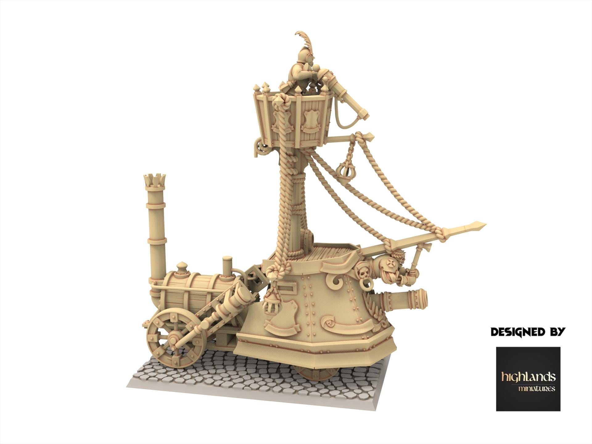 Imperial Fantasy - Ironclad Landship - Sunland - Highlands Miniatures