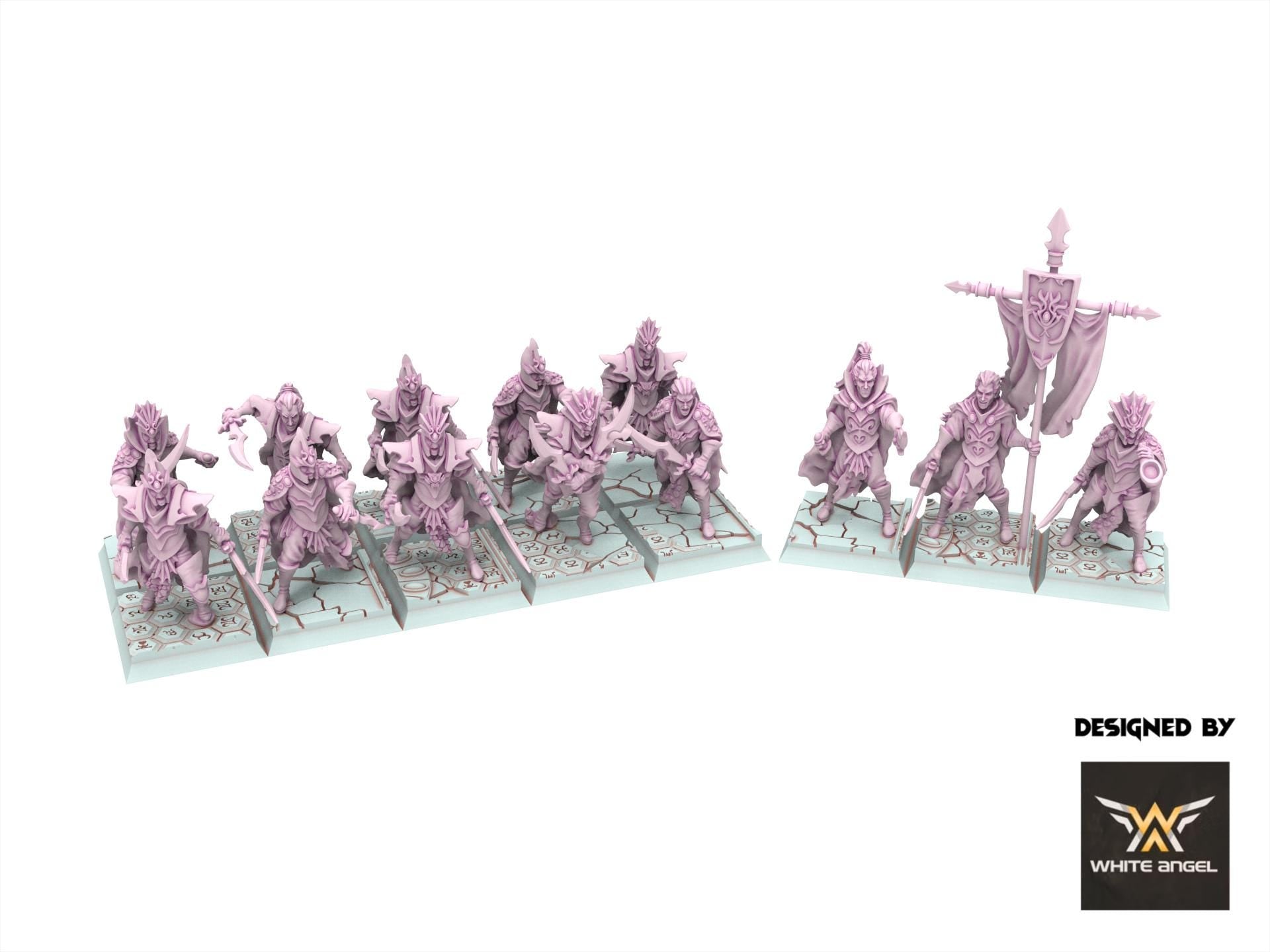 Dark Elves - Black Sea Corsairs - Slaves of Darkness - White Angel Miniatures