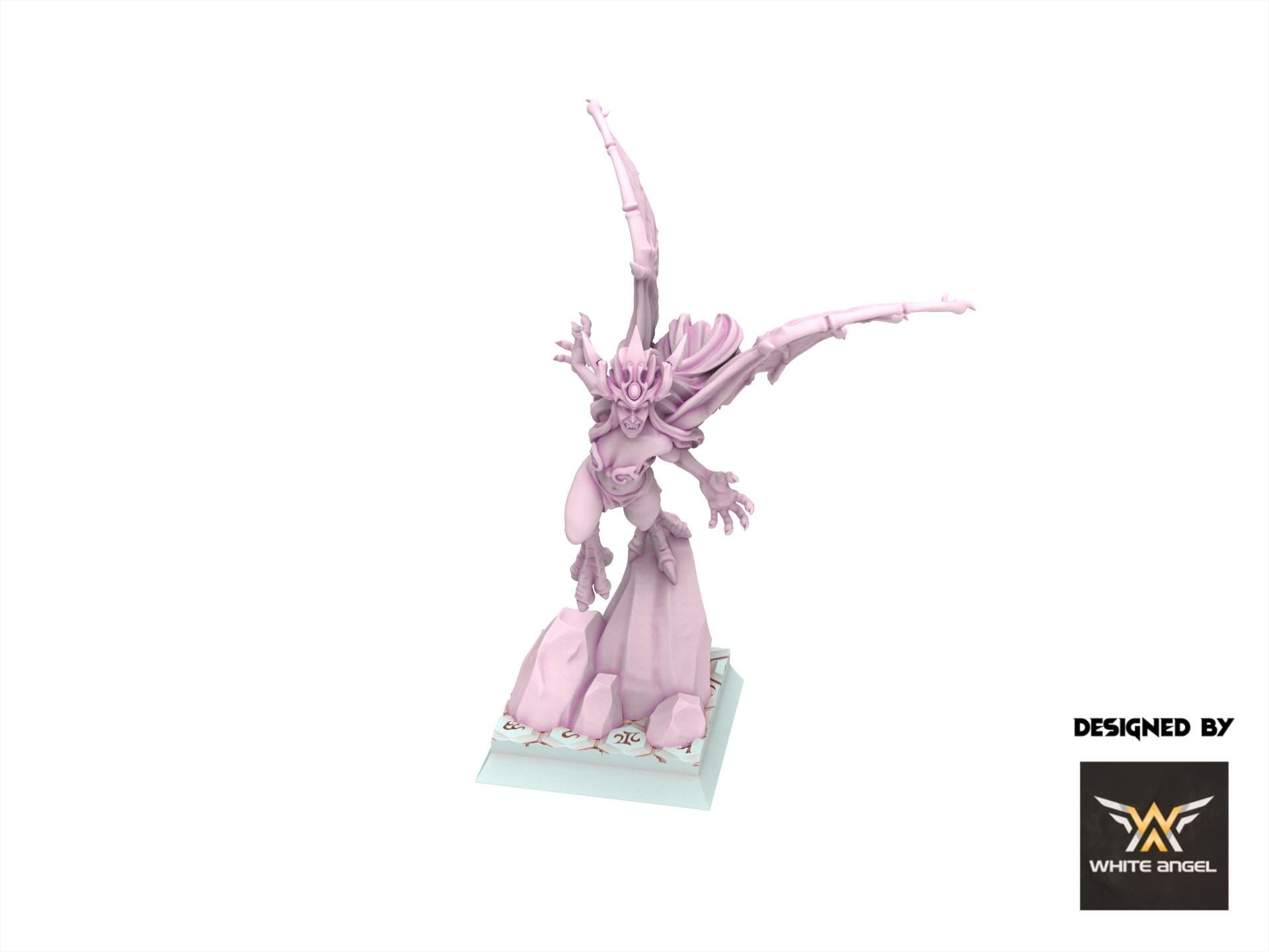 Dark Elves - x5 Harpies - Slaves of Darkness - White Angel Miniatures