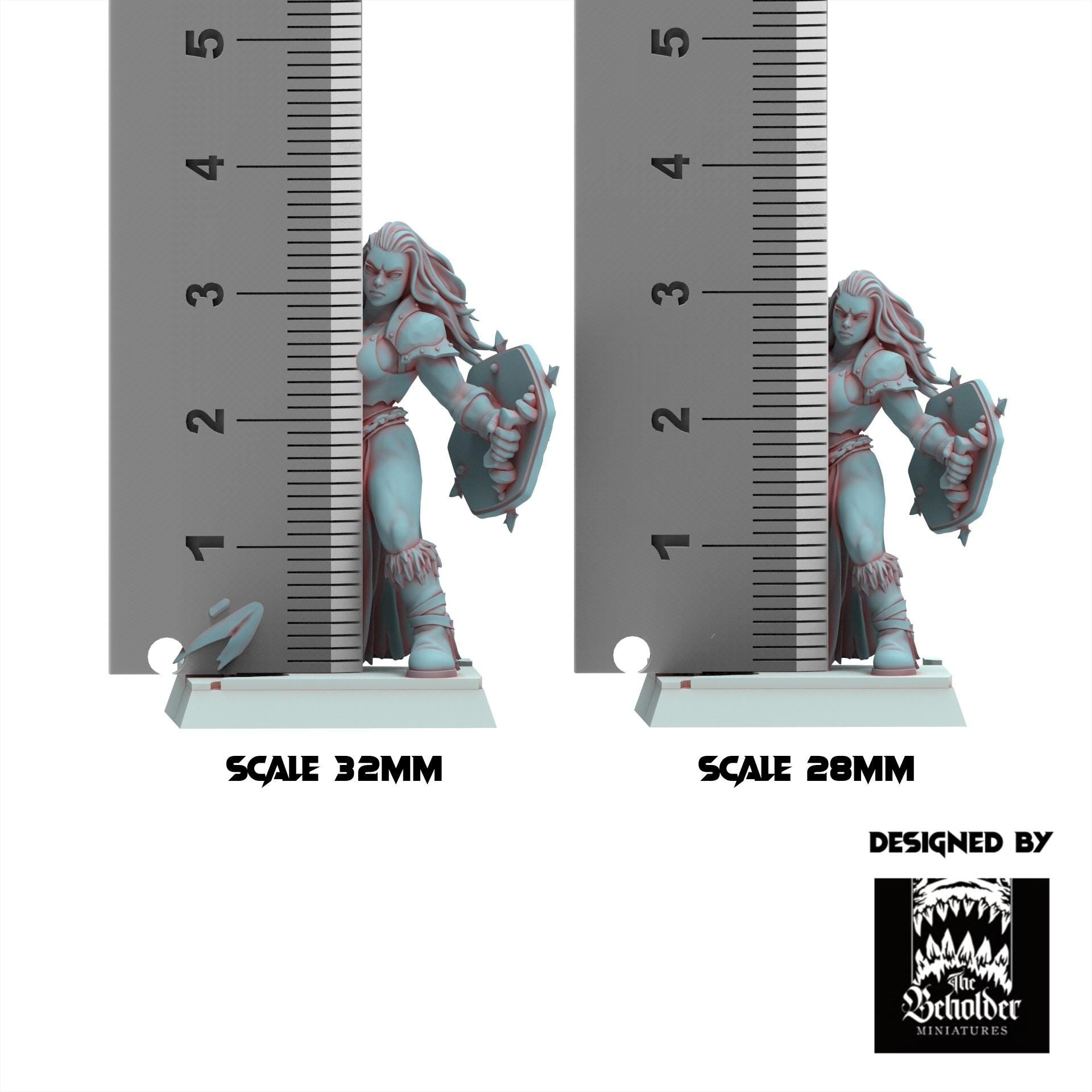 Fantasy Chaos - Barbarians 32mm - Realms of Mayhem - Beholder Miniature