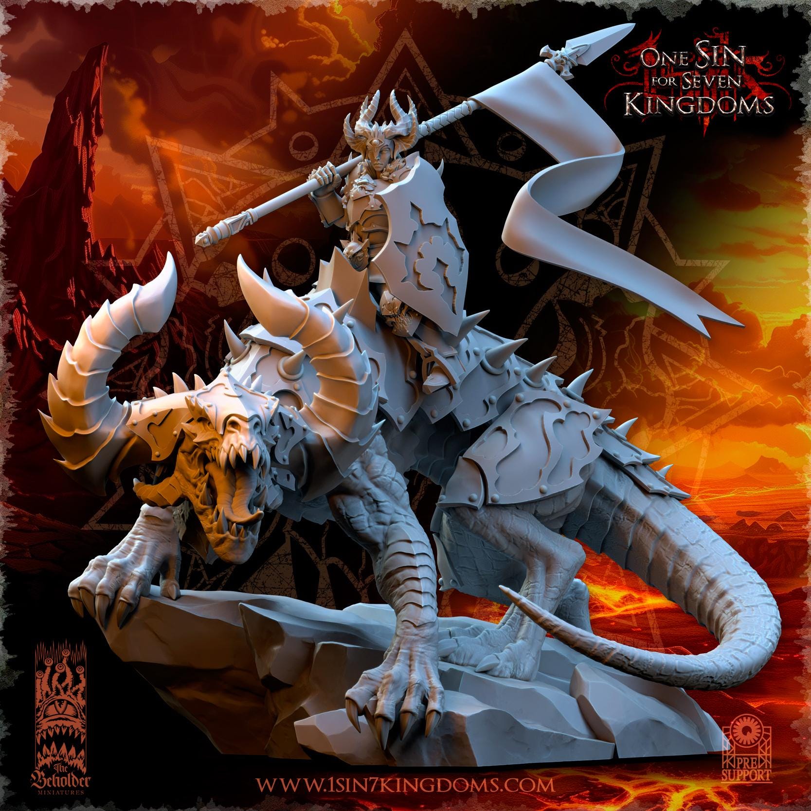 Fantasy Chaos - Asteria, Mistress of the Ascended - Realms of Mayhem - Beholder Miniature