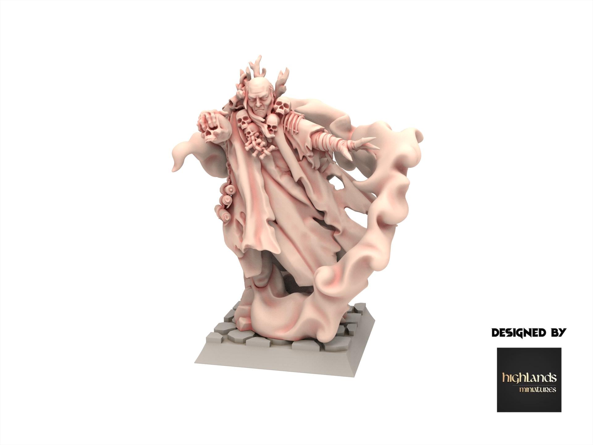 Undead - Necromancer V2 - Transilvanya - Highlands Miniatures