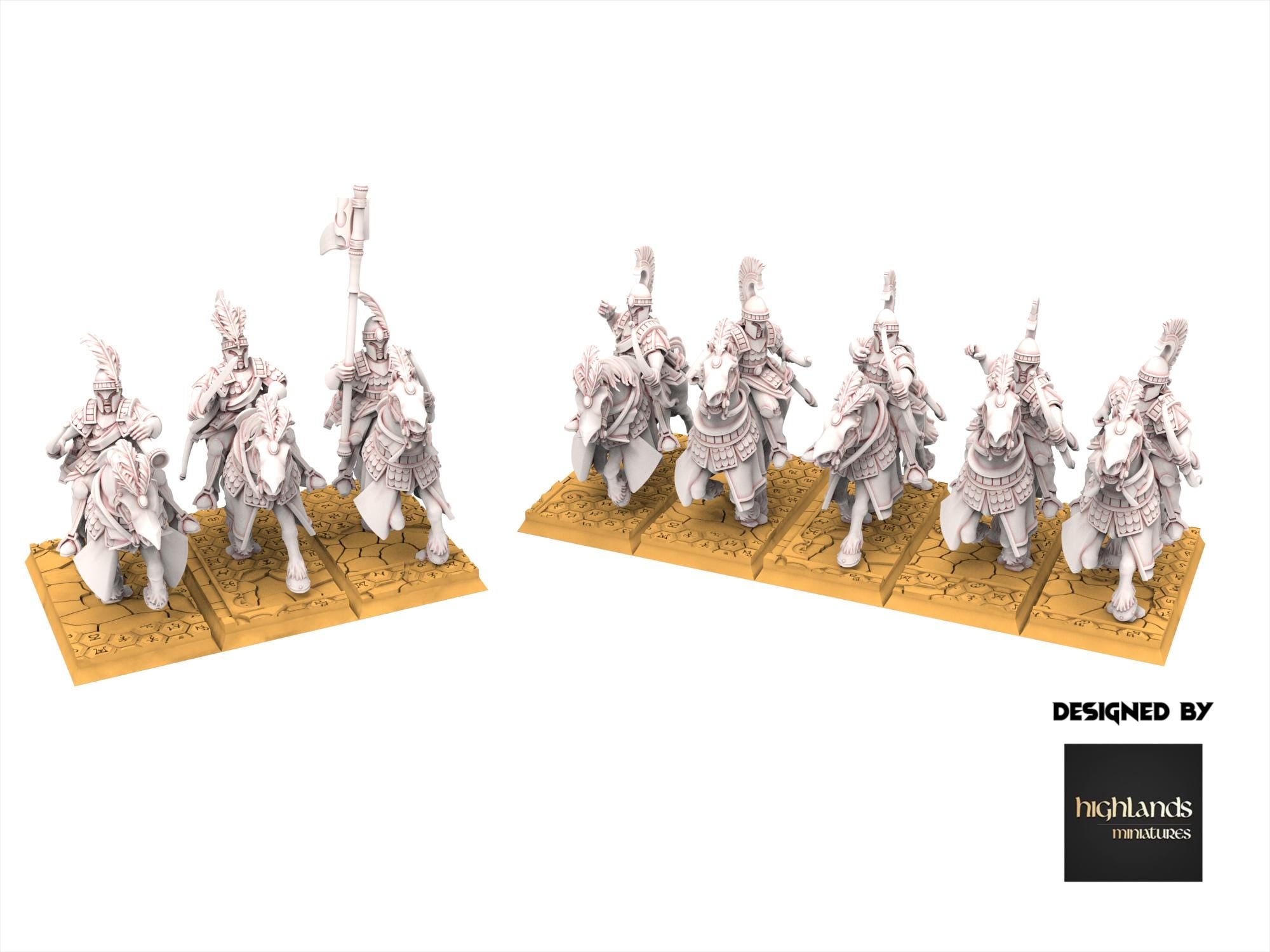 Hight Elves - Sea Hippeis - Aegean - Highlands Miniatures