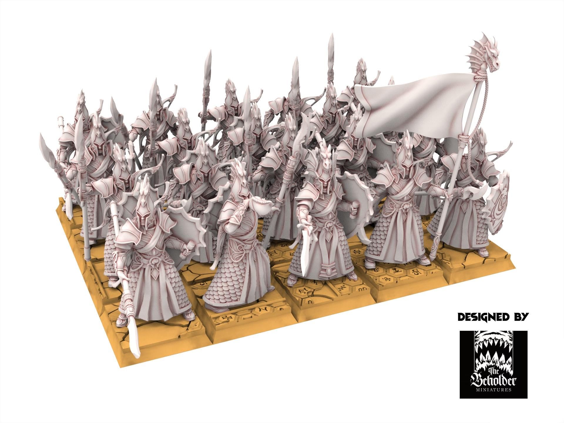 Hight Elves - Ilithien Coastland Militia - Silvermoor - The Beholder Miniatures