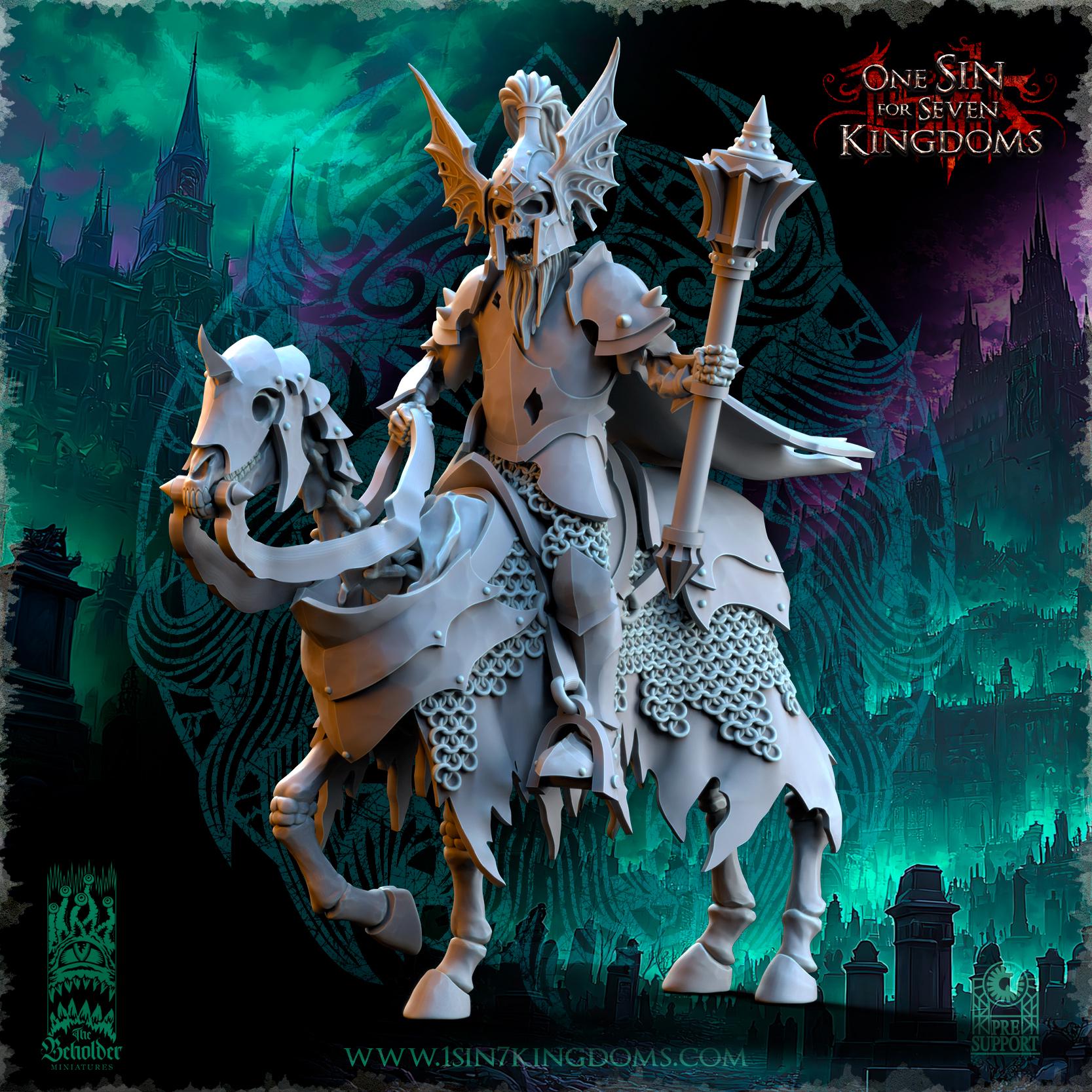 Undead 32/28mm - Grave Knights - Undying Legions - The Beholder Miniatures