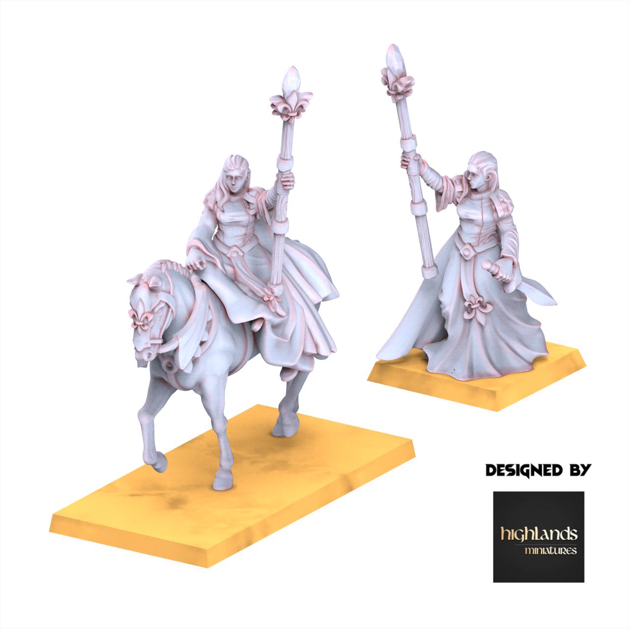 Arthurian Knights - Damsel witch - Gallia - Highlands Miniatures