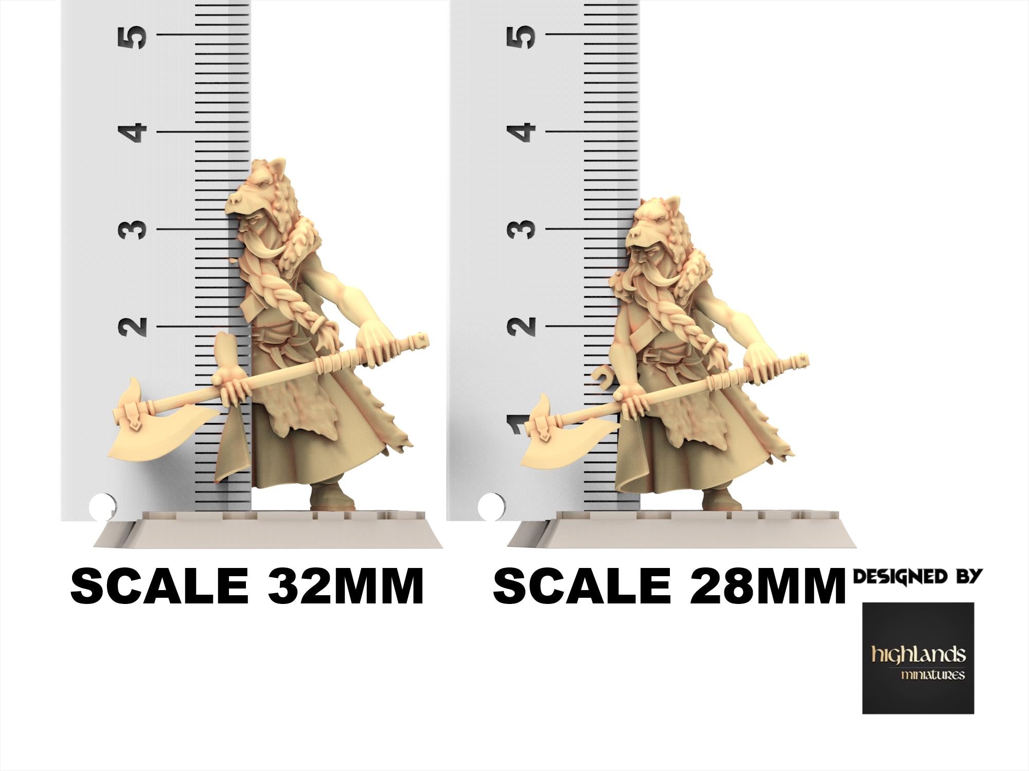 Imperial Fantasy - Mergenheim druid - Sunland - Highlands Miniatures
