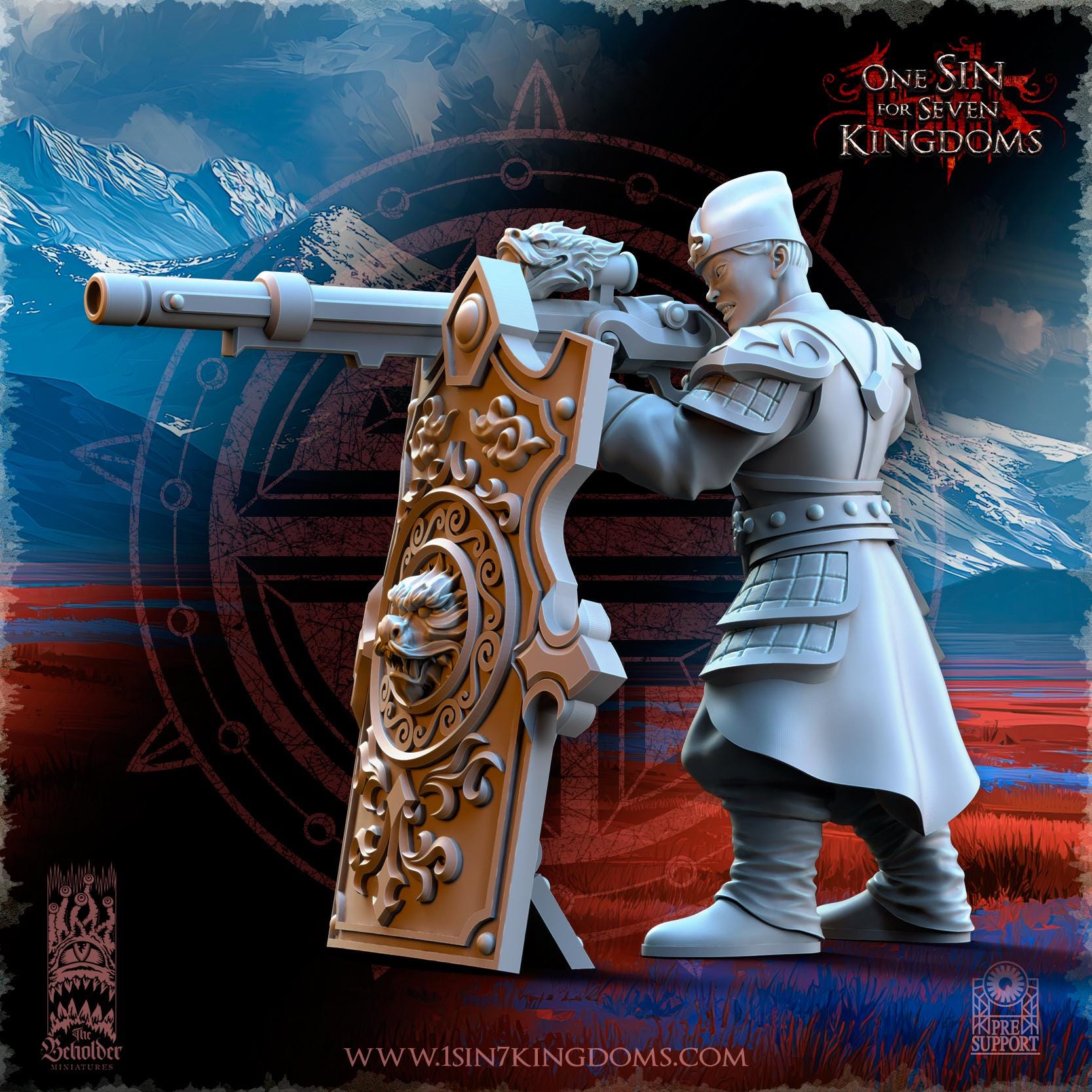 East Empire - Imperial Snipers - Astarii Dynasty - 28&32mm - The Beholder Miniatures