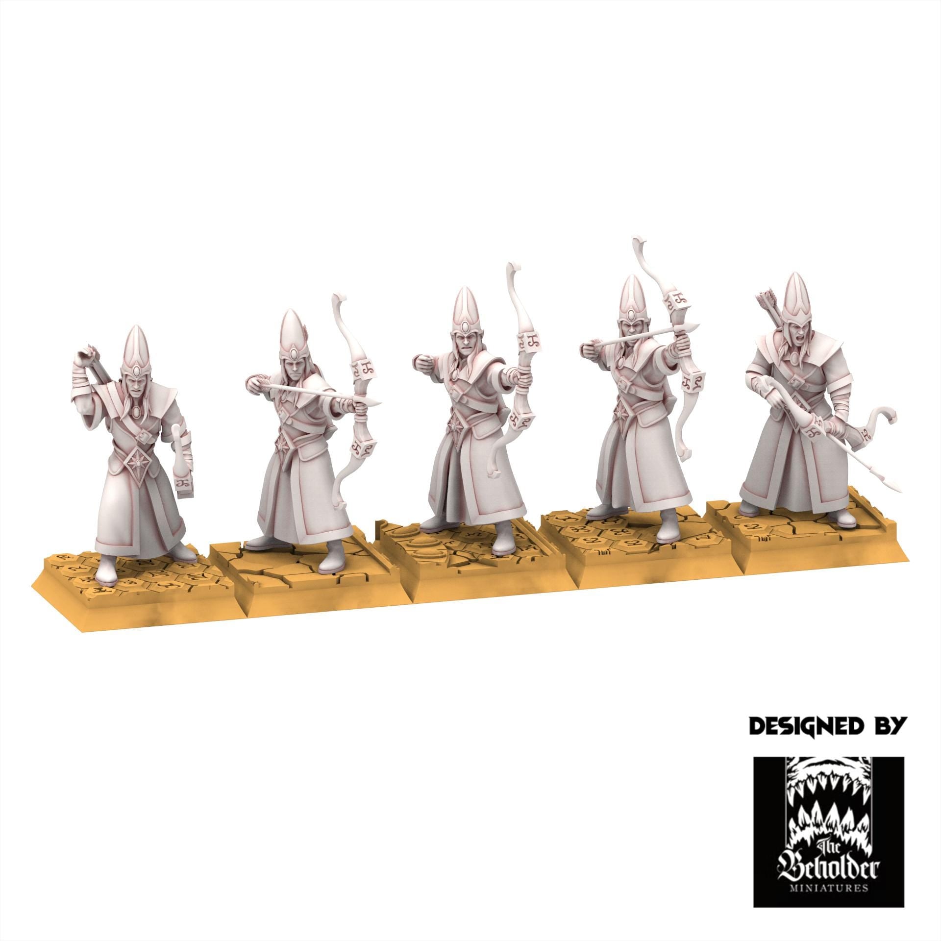 Hight Elves - Kingdom Militia - Silvermoor - The Beholder Miniatures