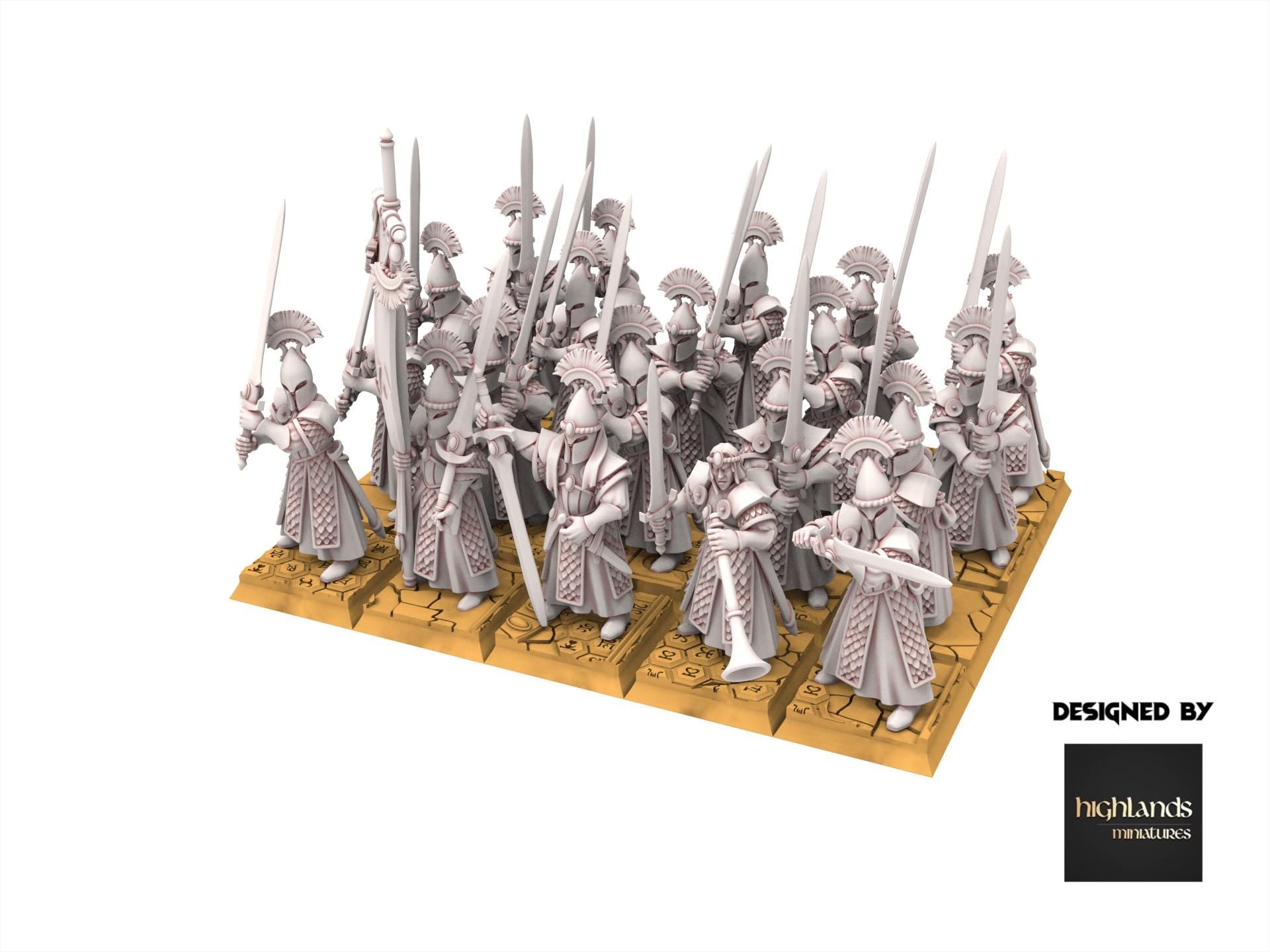 Hight Elves - Sword of Messara - Aegean - Highlands Miniatures